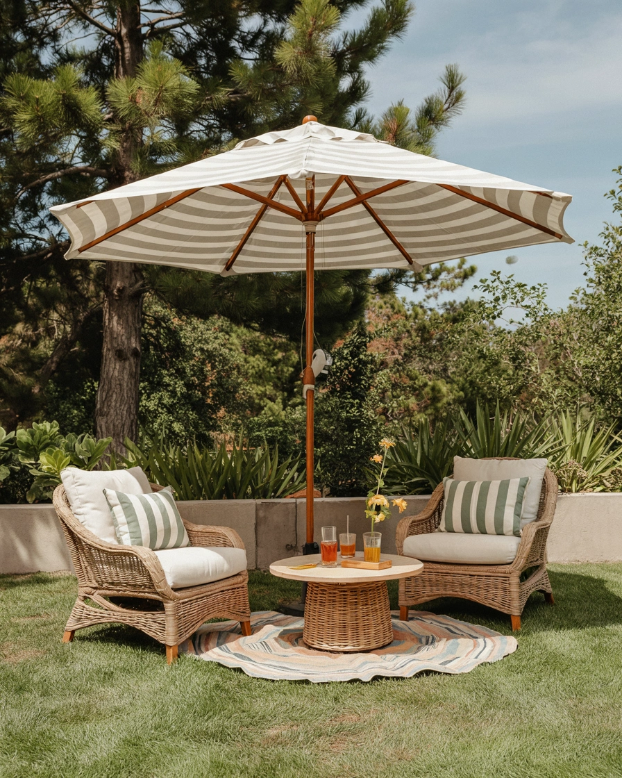 Aesthetic Market Umbrella Corner 1