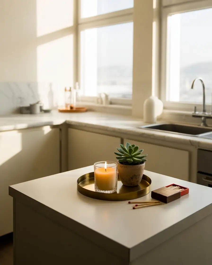 Apartment-Friendly Compact Tray Setup