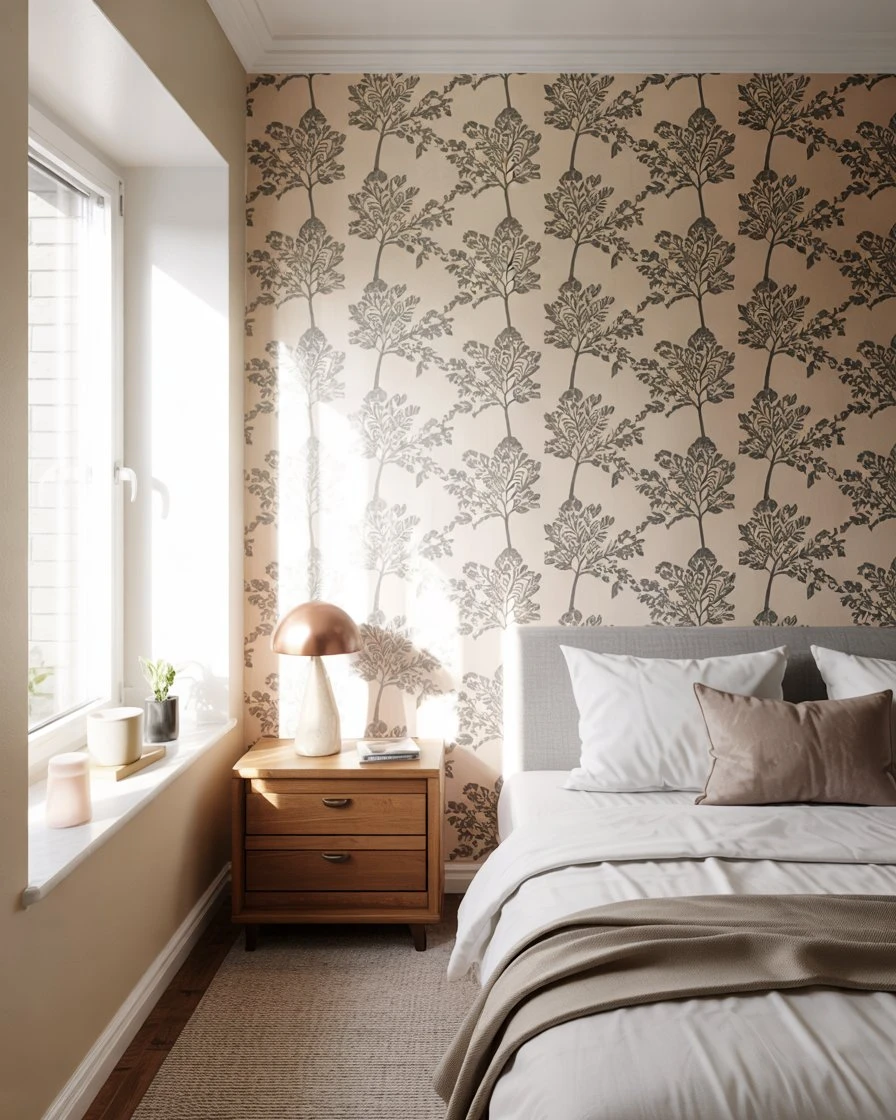 Apartment-Friendly Removable Wallpaper Accent Walls 1