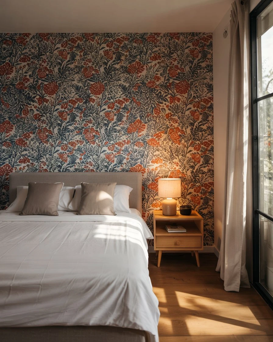 Apartment-Friendly Removable Wallpaper Accent Walls 2