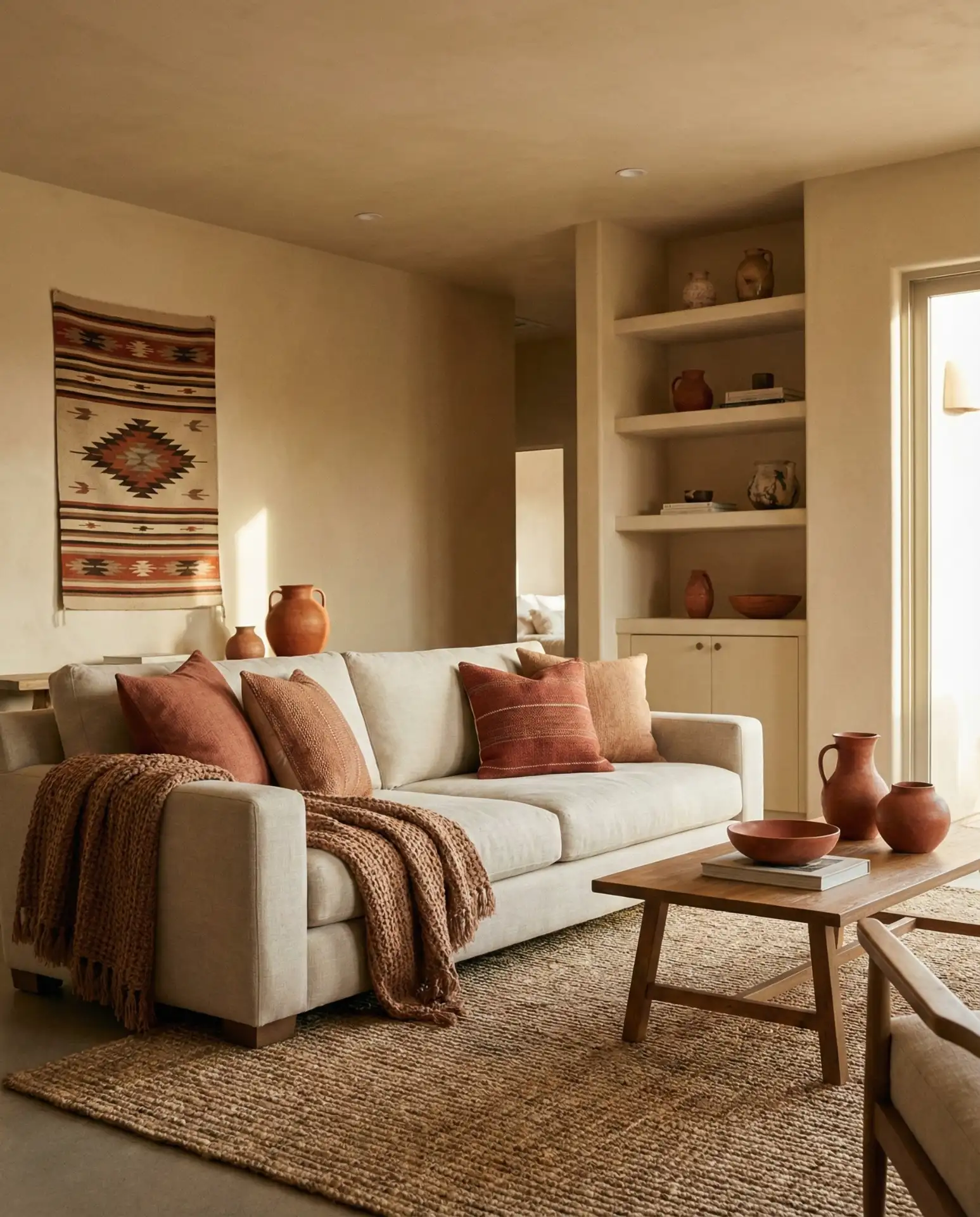 Beige Base with Terracotta Accents 1