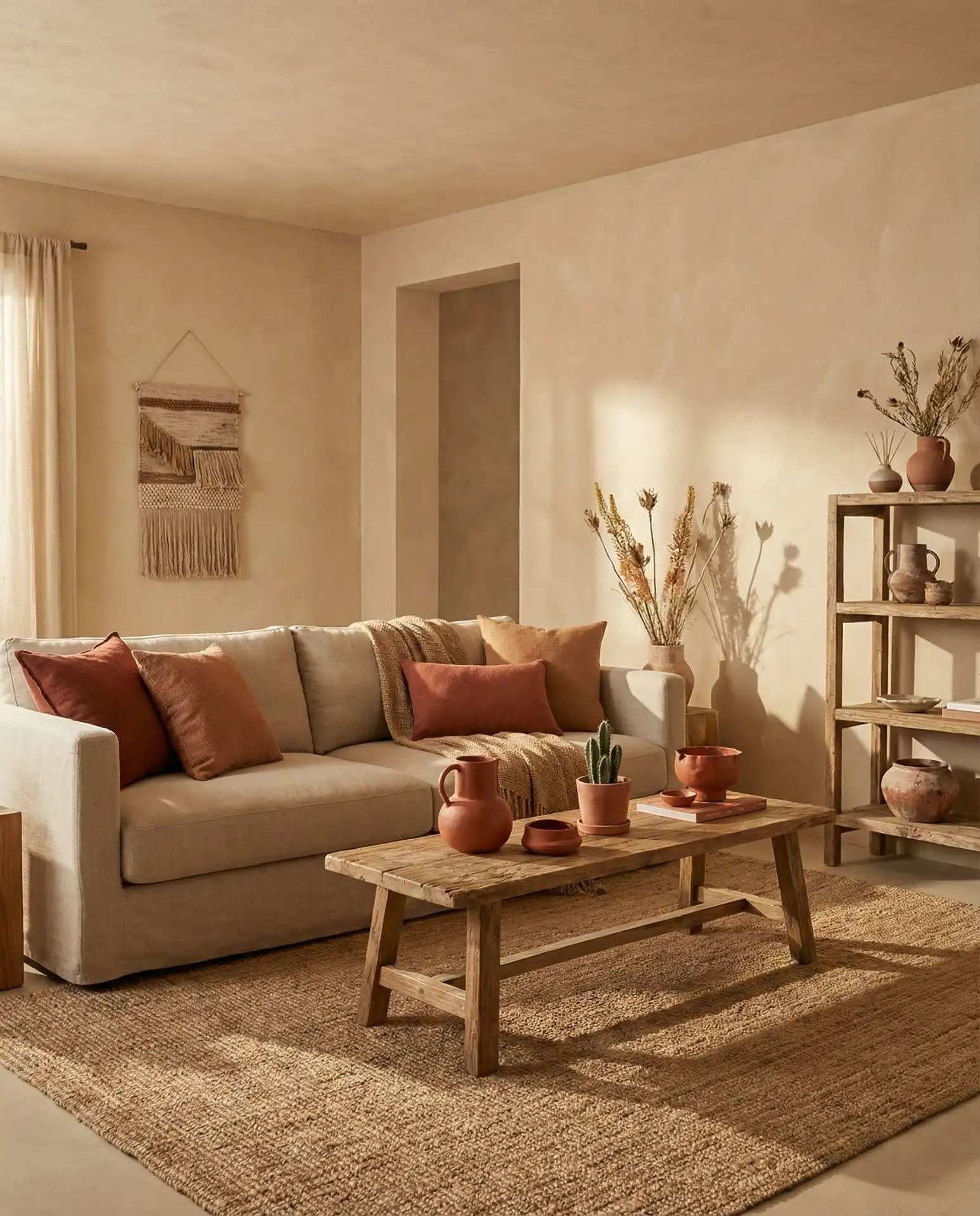 Beige Base with Terracotta Accents 2