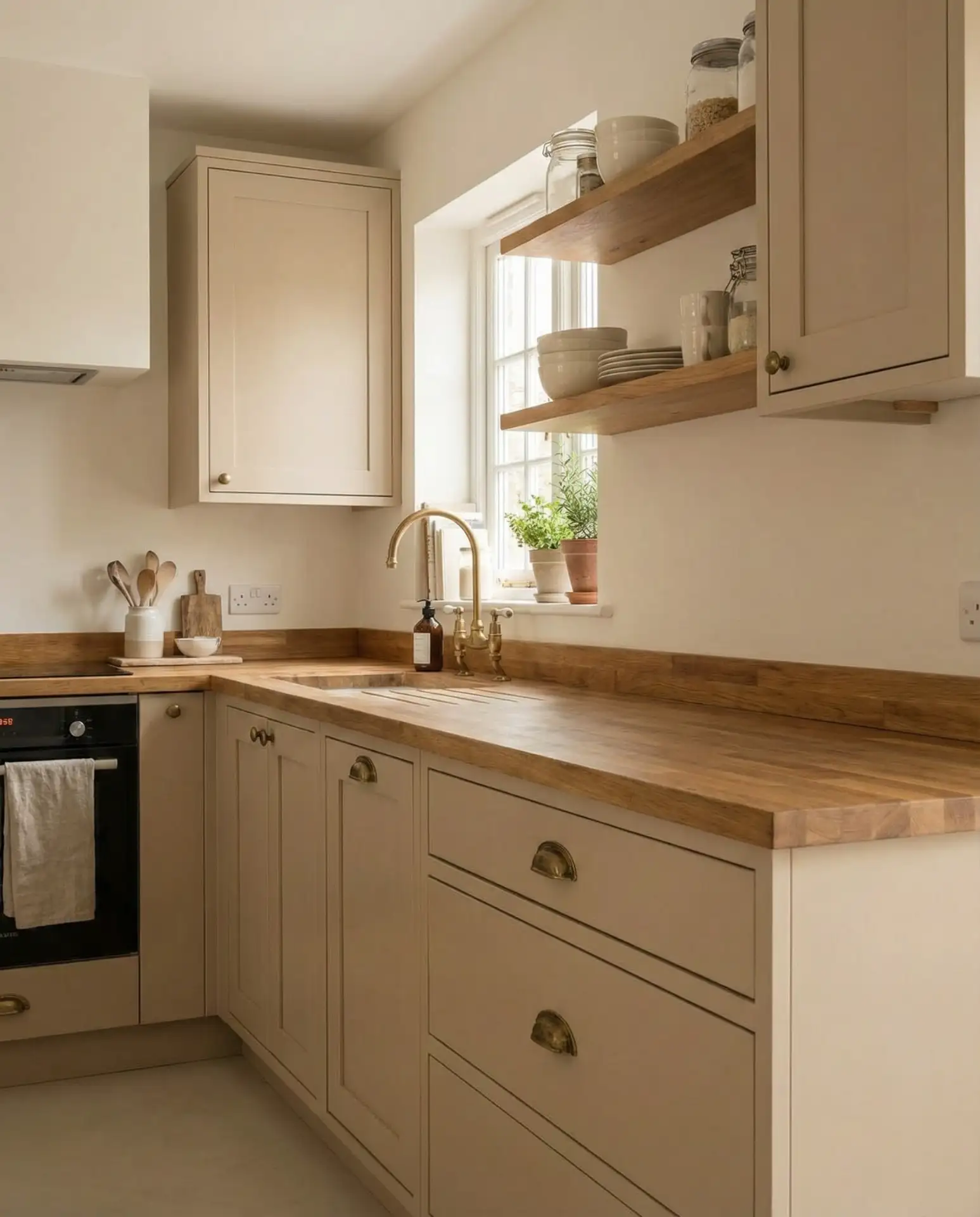 Beige and Natural Wood Warmth 1