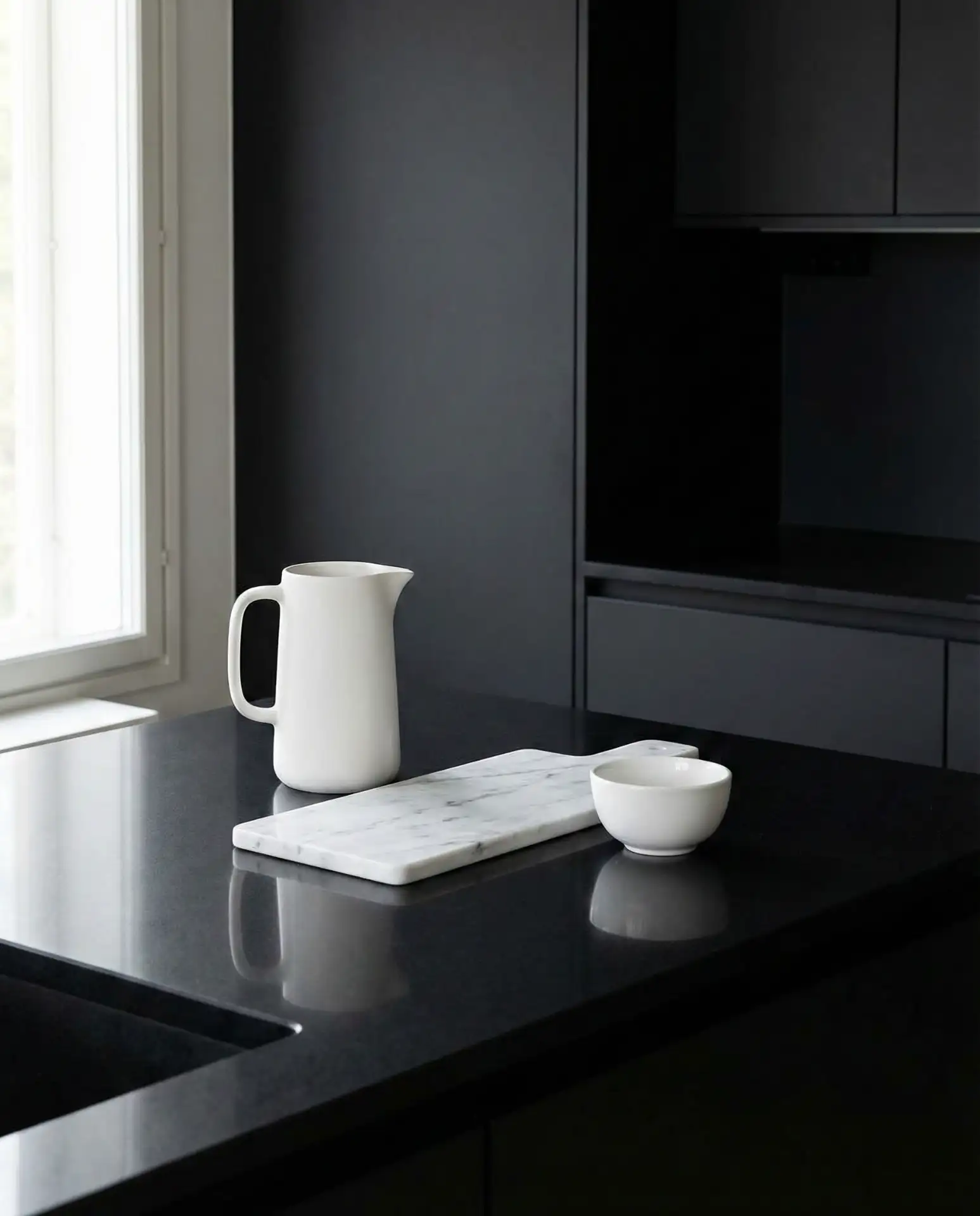 Black Counter with White Contrast Objects 2