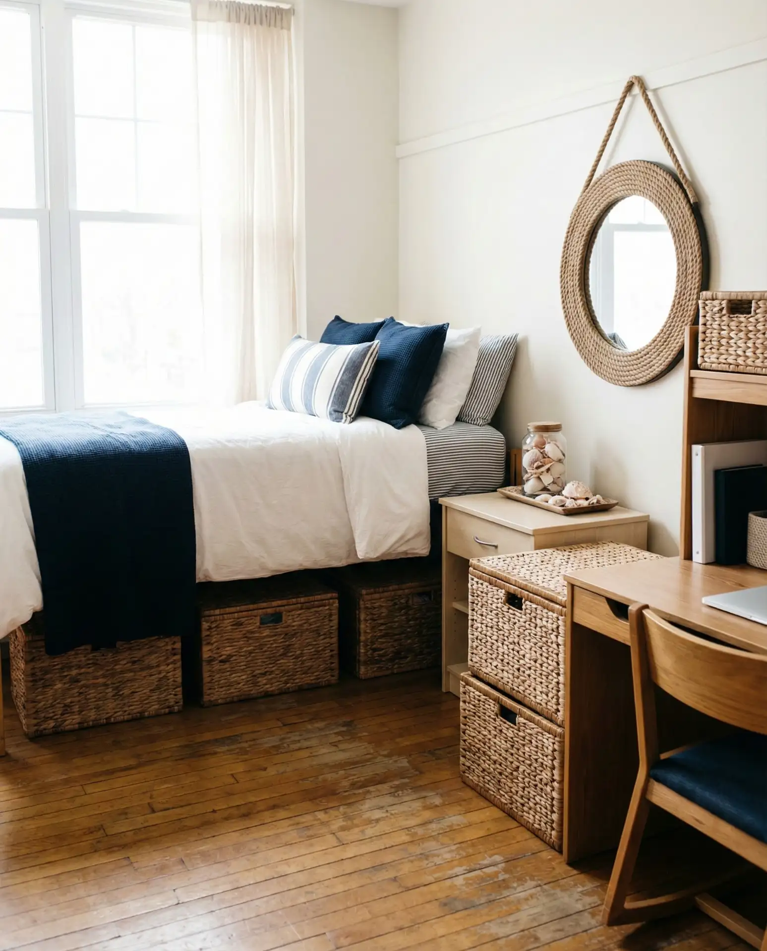 Blue and White Coastal Calm 1