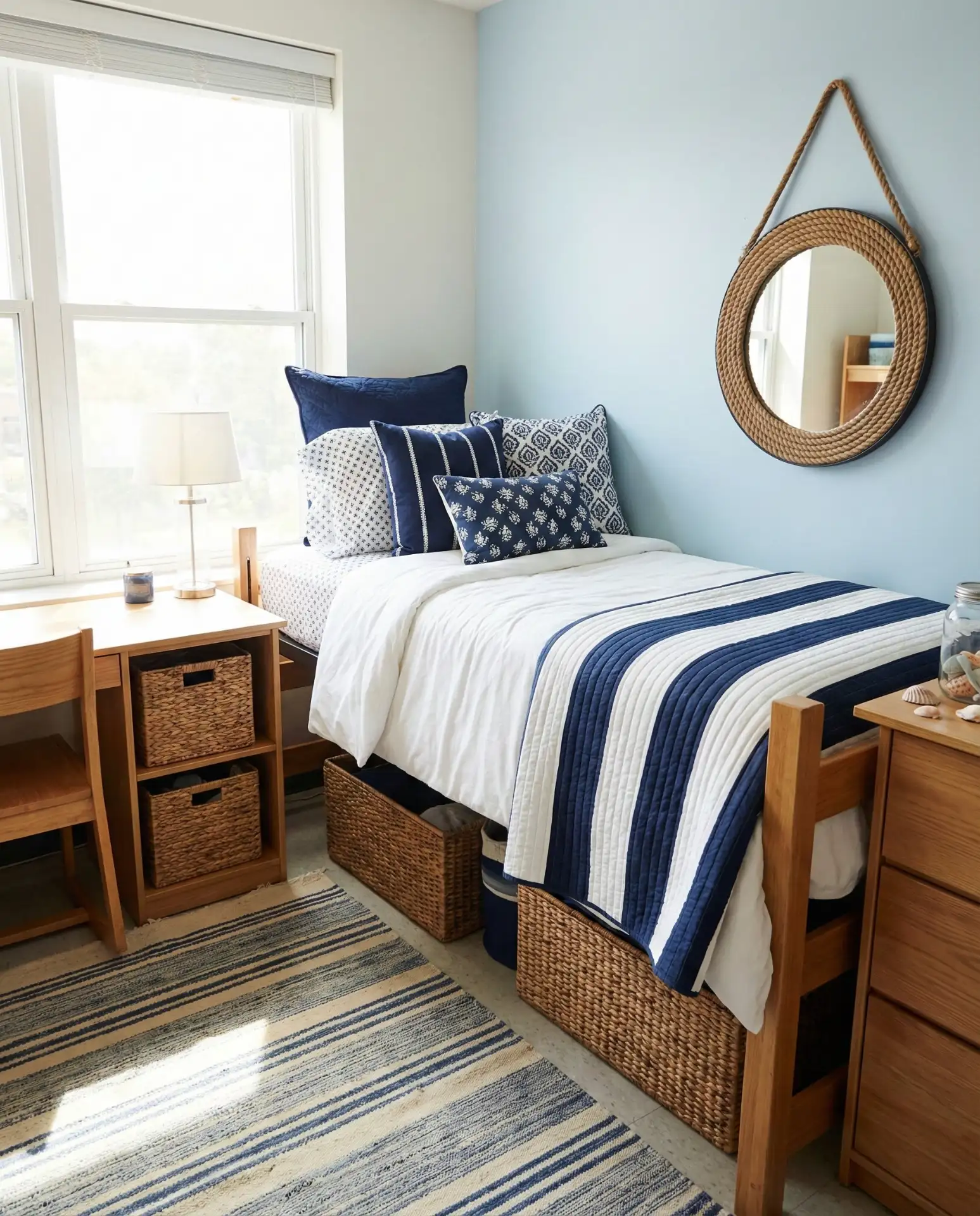 Blue and White Coastal Calm 2