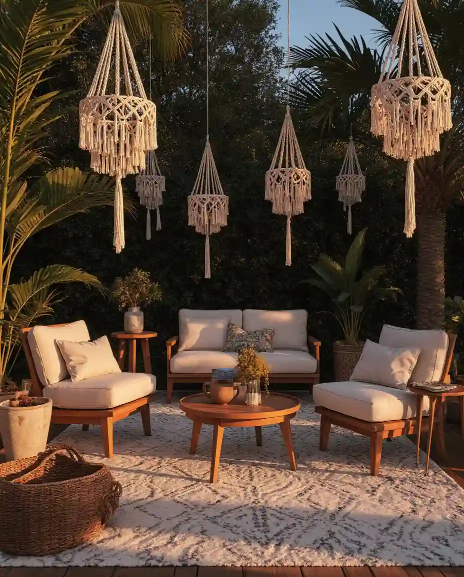 Bohemian Lounge with Layered Textiles 1