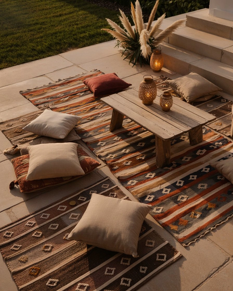 Boho Floor Cushion Lounge 1