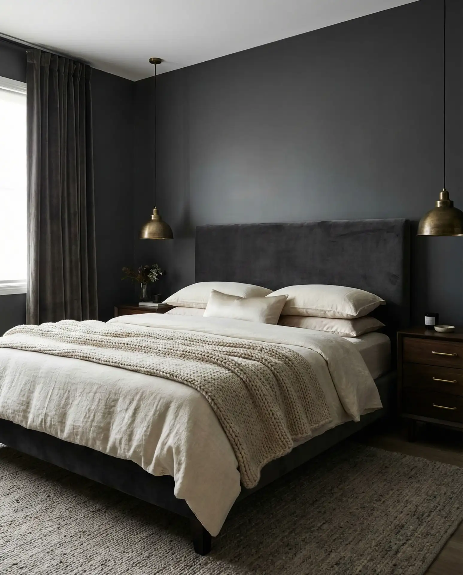 Charcoal and Brass Sophistication 1