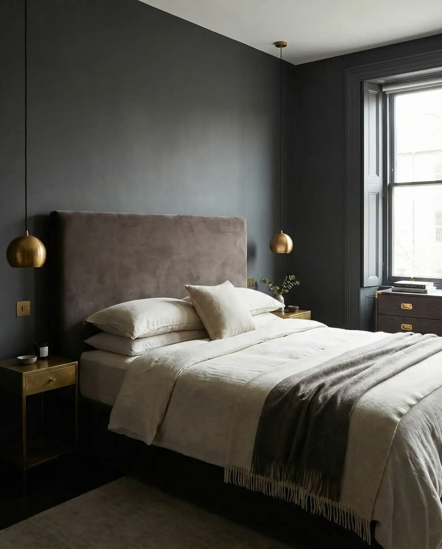 Charcoal and Brass Sophistication 2