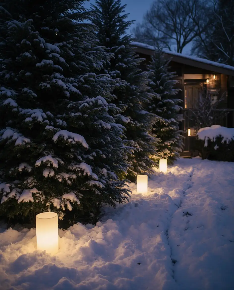 Christmas Outdoor Light Display Garden