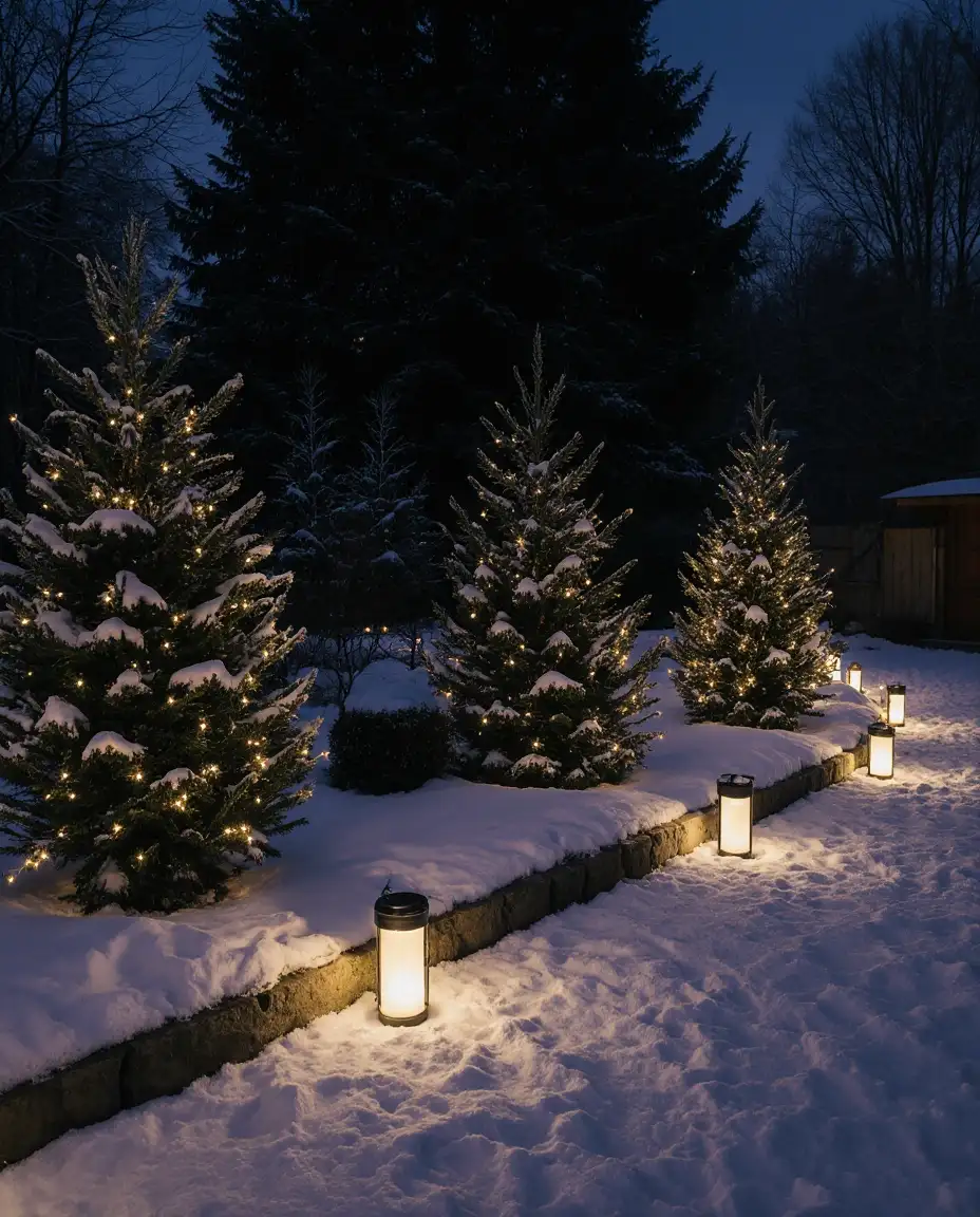 Christmas Outdoor Light Display Garden