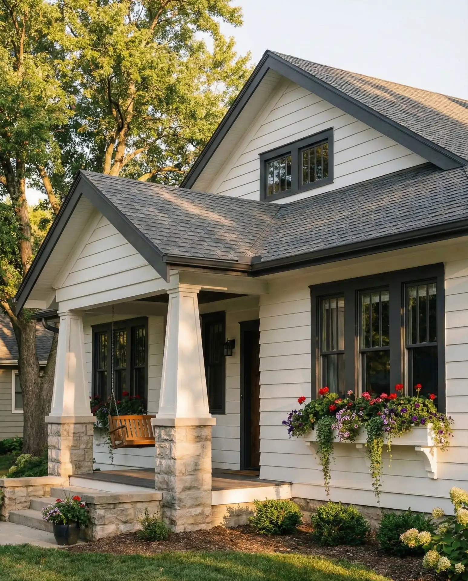 Classic White Craftsman Revival 2