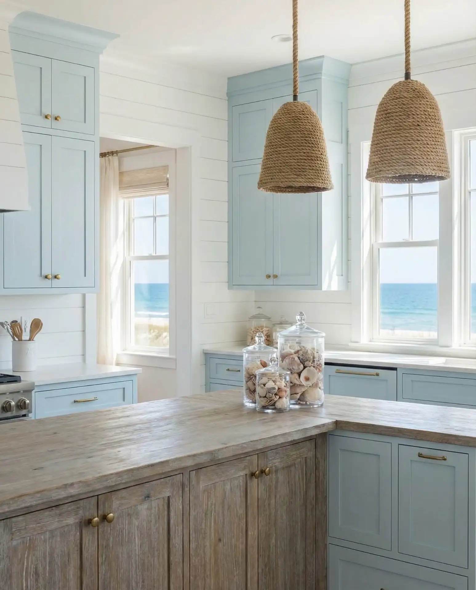Coastal Farmhouse with Shiplap Walls 2