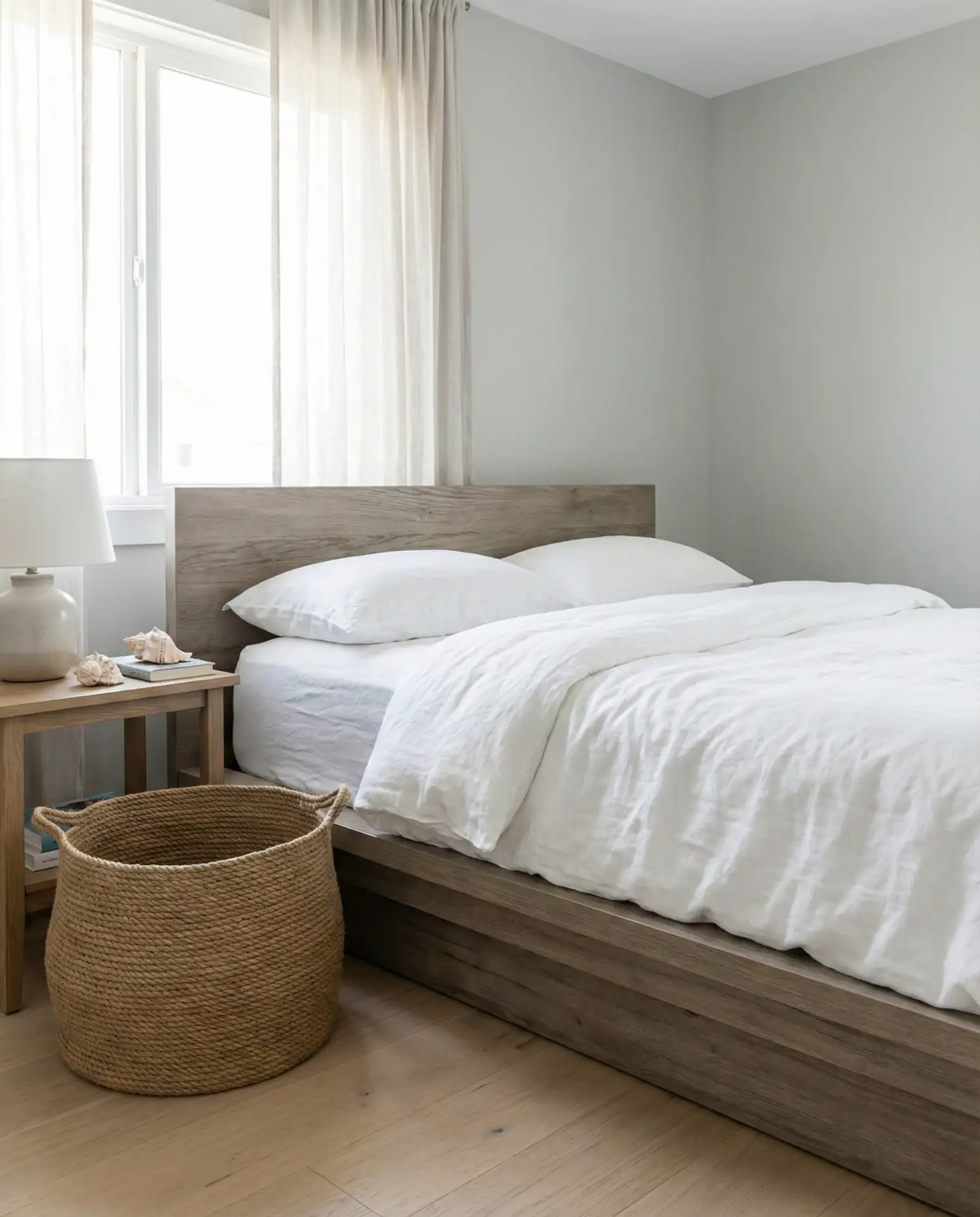 Coastal Grey with White and Driftwood 1