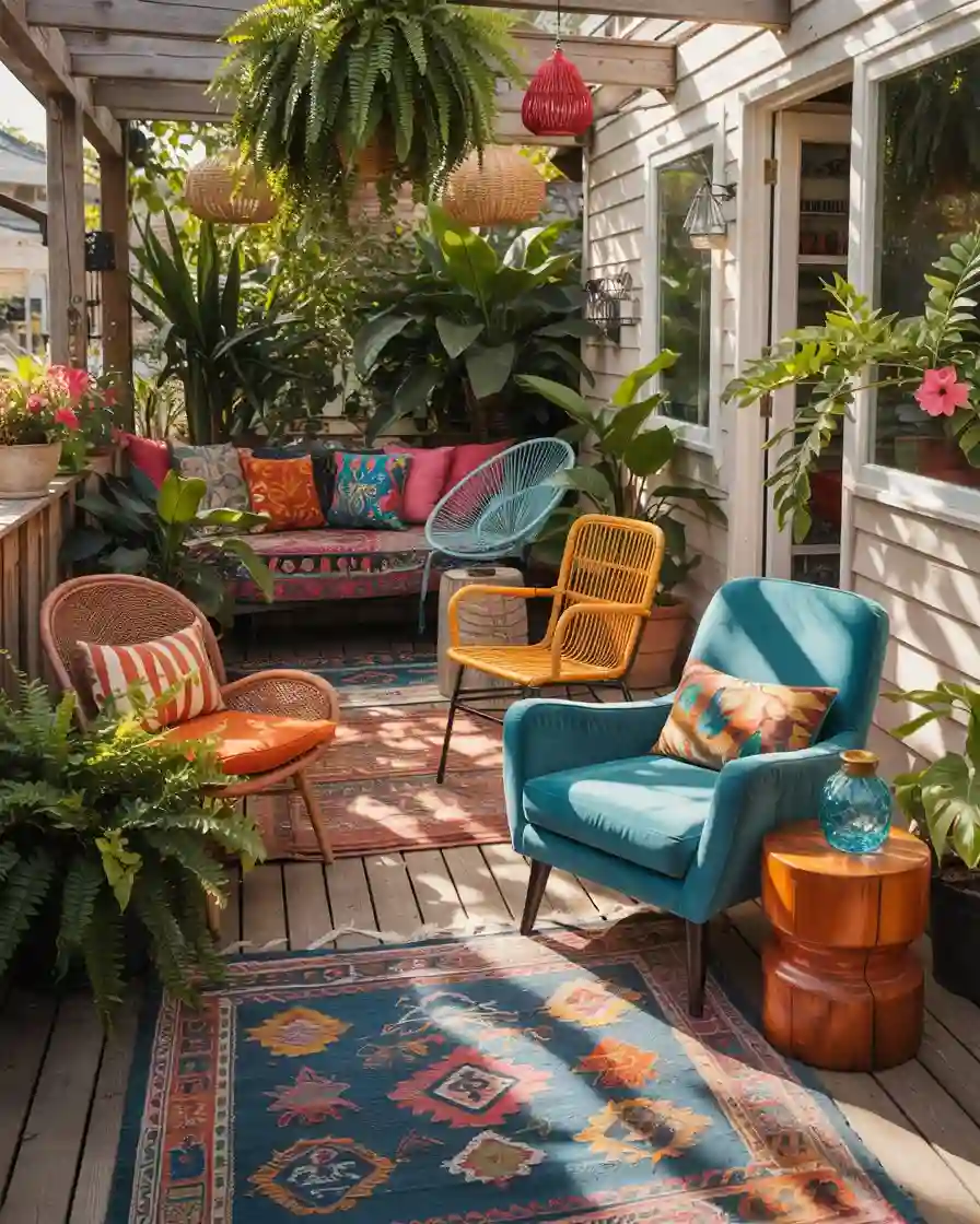 Colorful Boho Party Deck 1