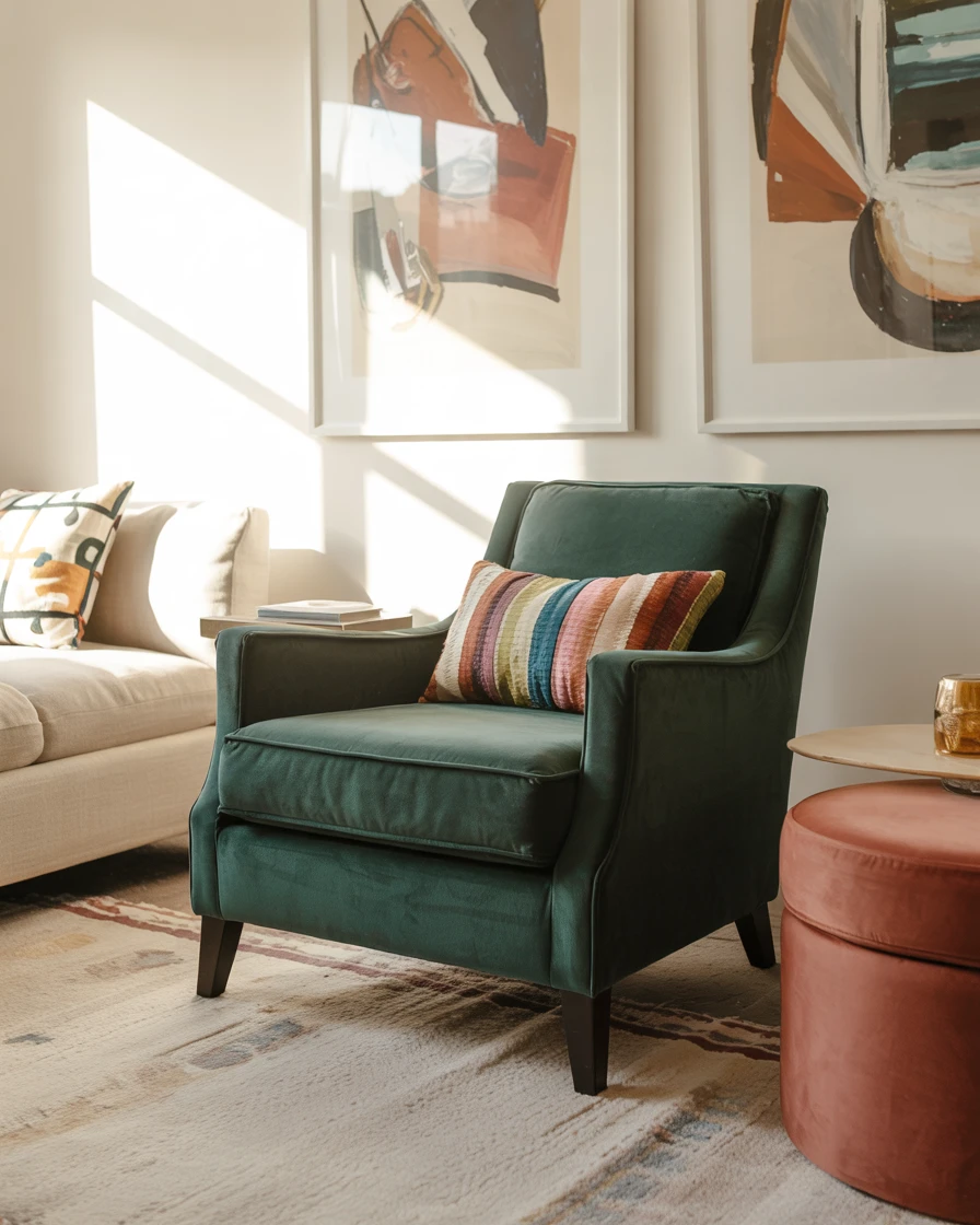 Colorful Maximalist Accent Furniture 2