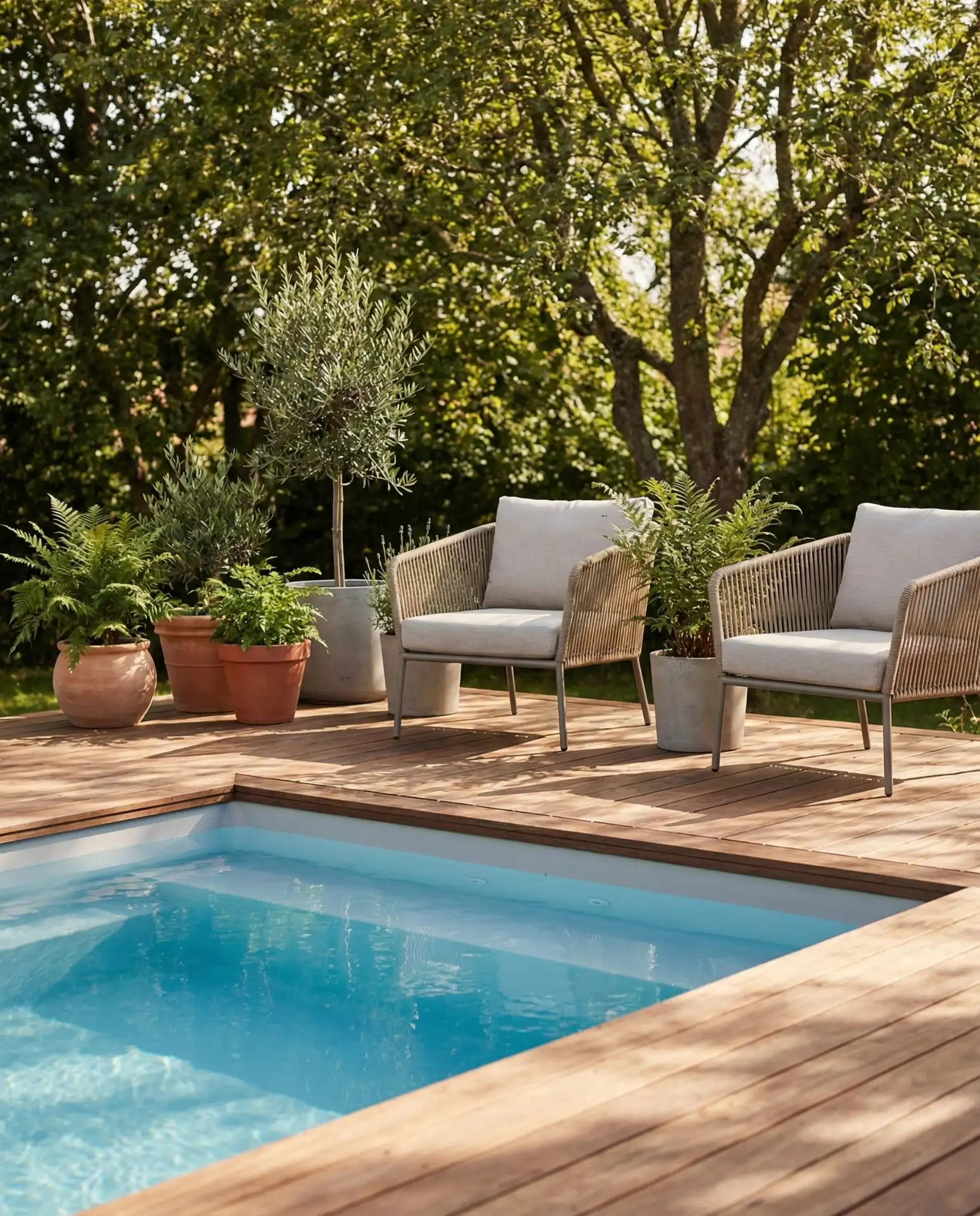 Compact Plunge Pool with Integrated Deck 1