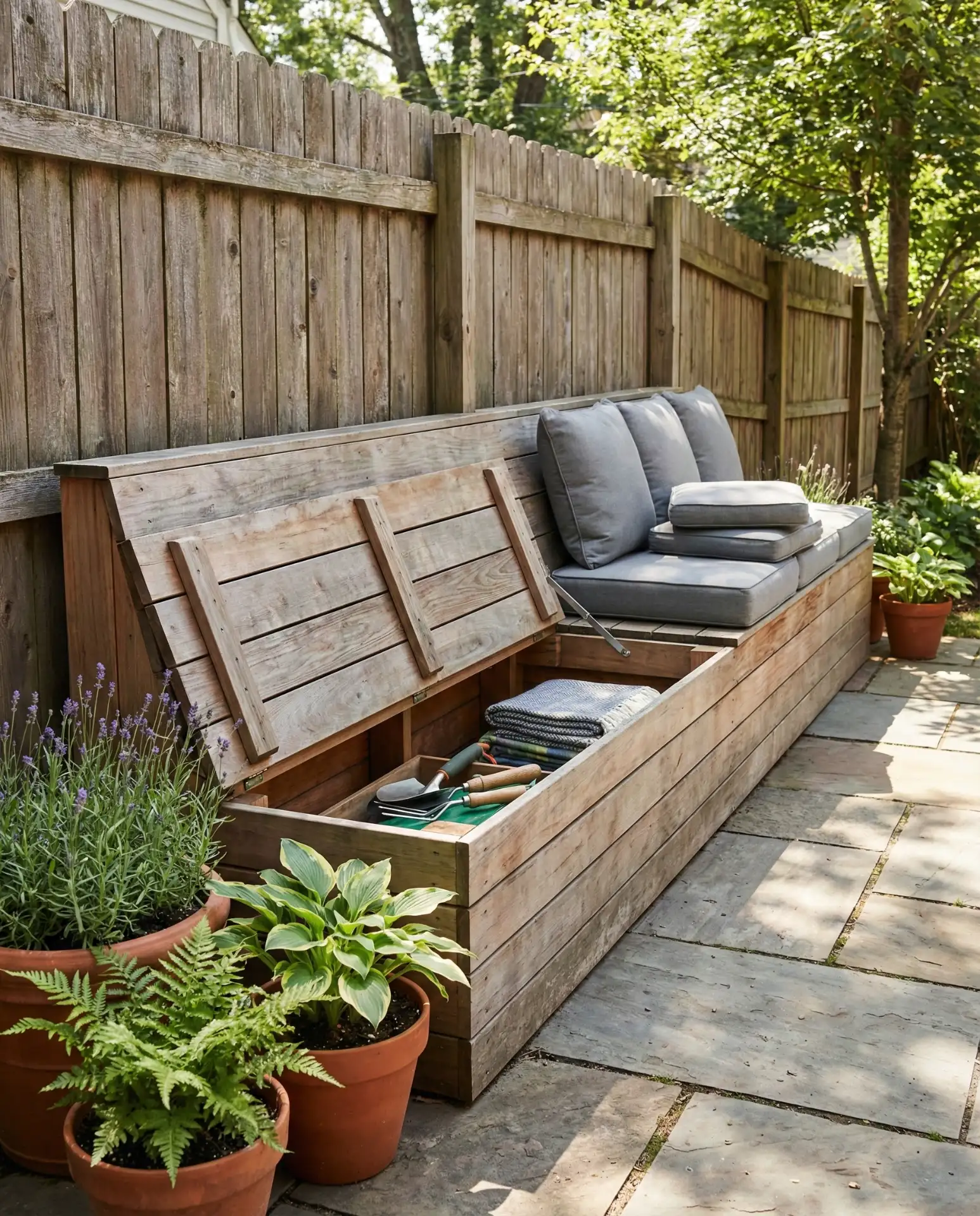 Container Garden on Rolling Casters 1