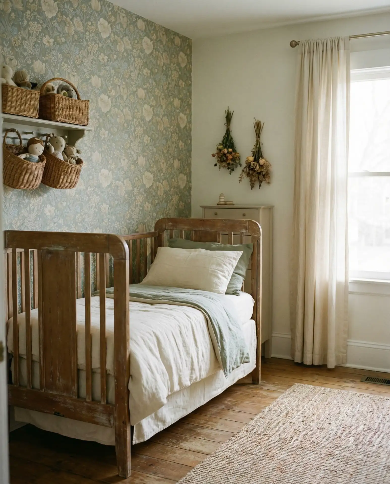 Cottage Core Nursery with Floral Touches 2