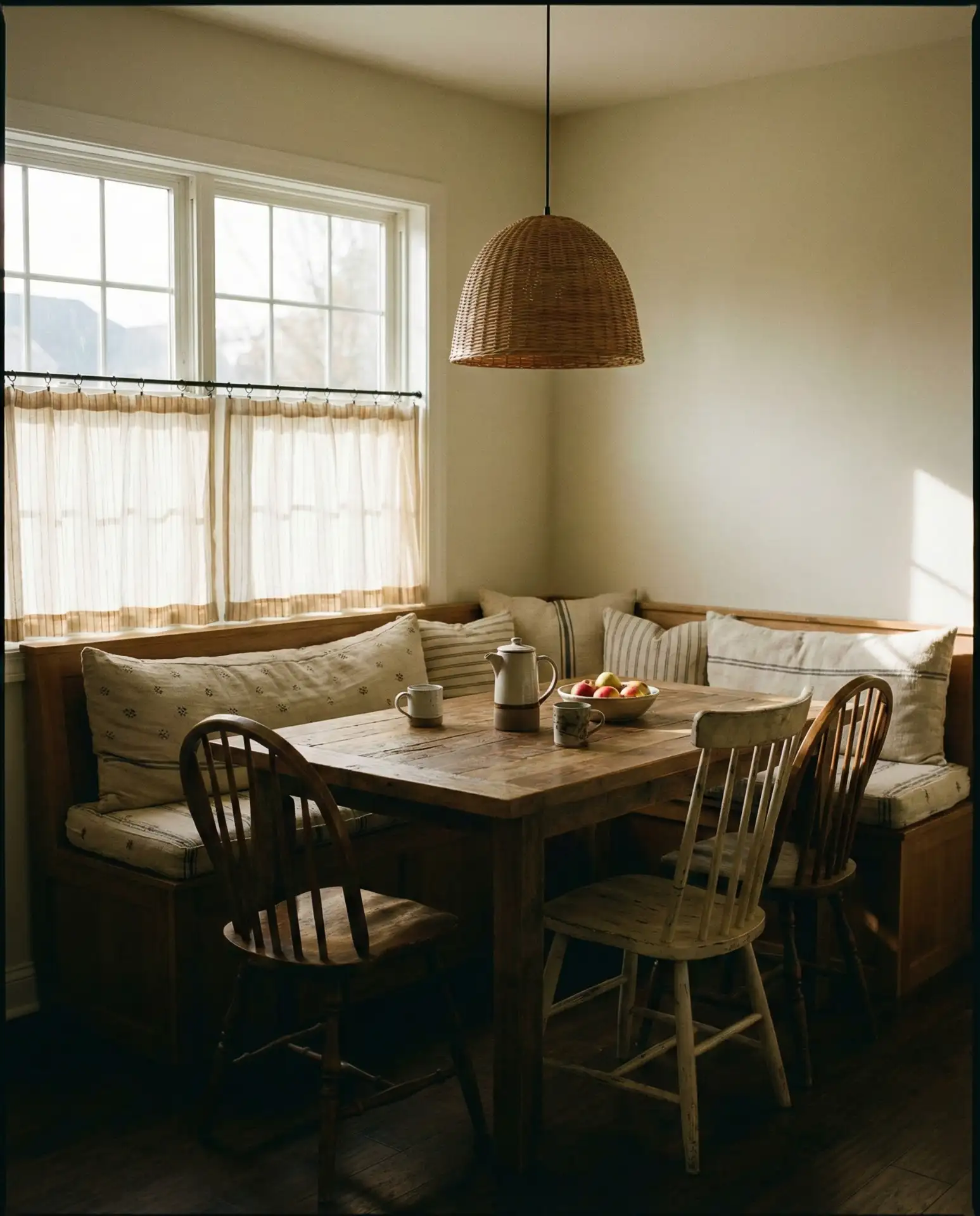 Cozy Kitchen with Farmhouse Dining Nook 1