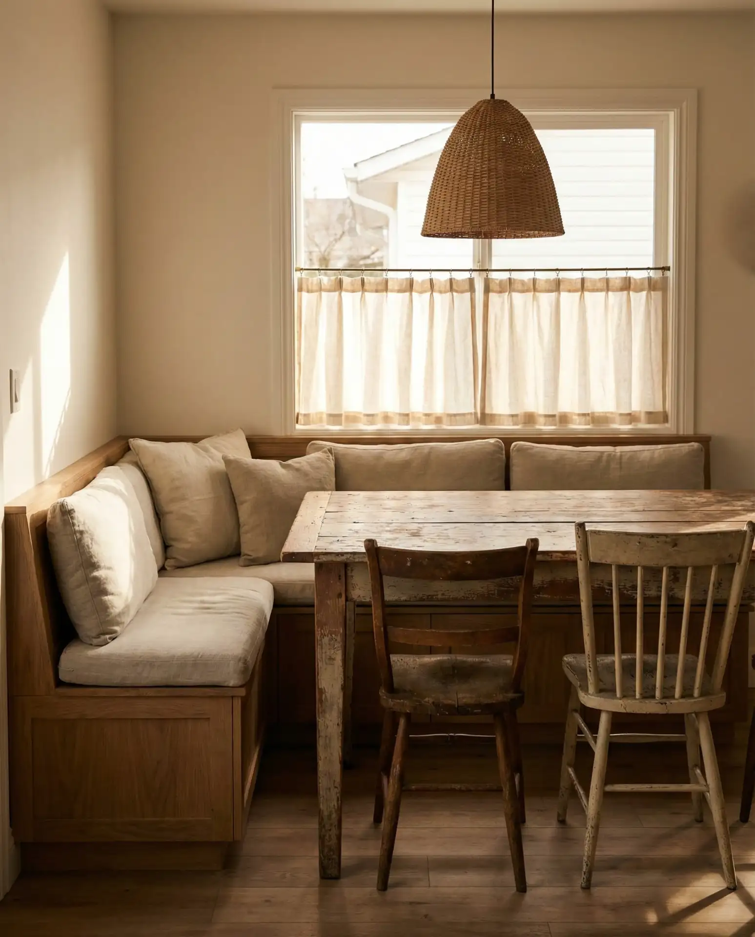 Cozy Kitchen with Farmhouse Dining Nook 2