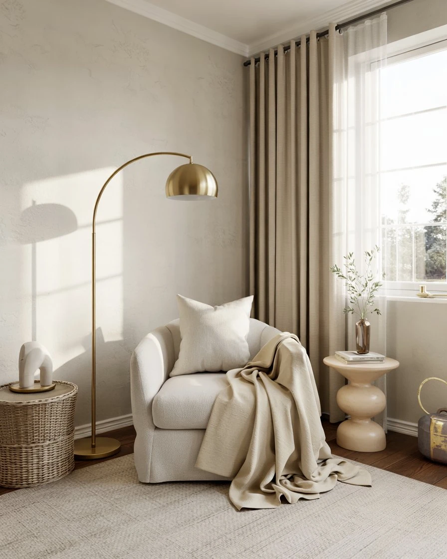 Cozy Reading Nook with Oversized Chair 1