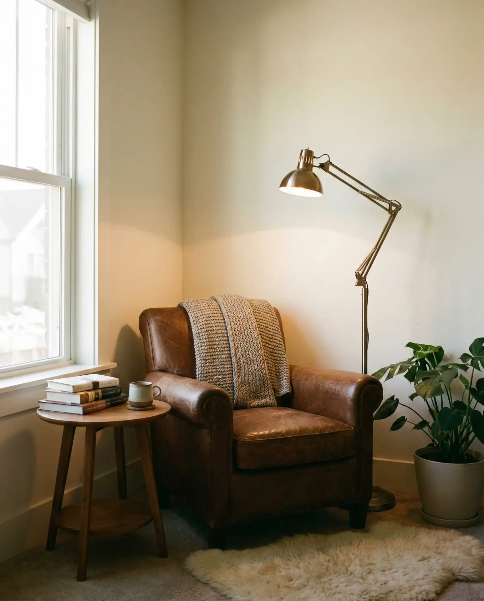 Cozy Reading Nook with Task Lighting 1
