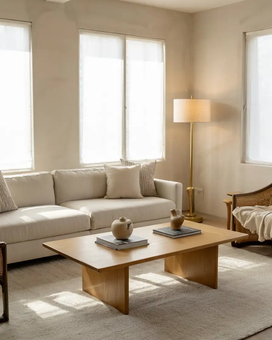 Dark Moody Walls with Light Furnishings 1