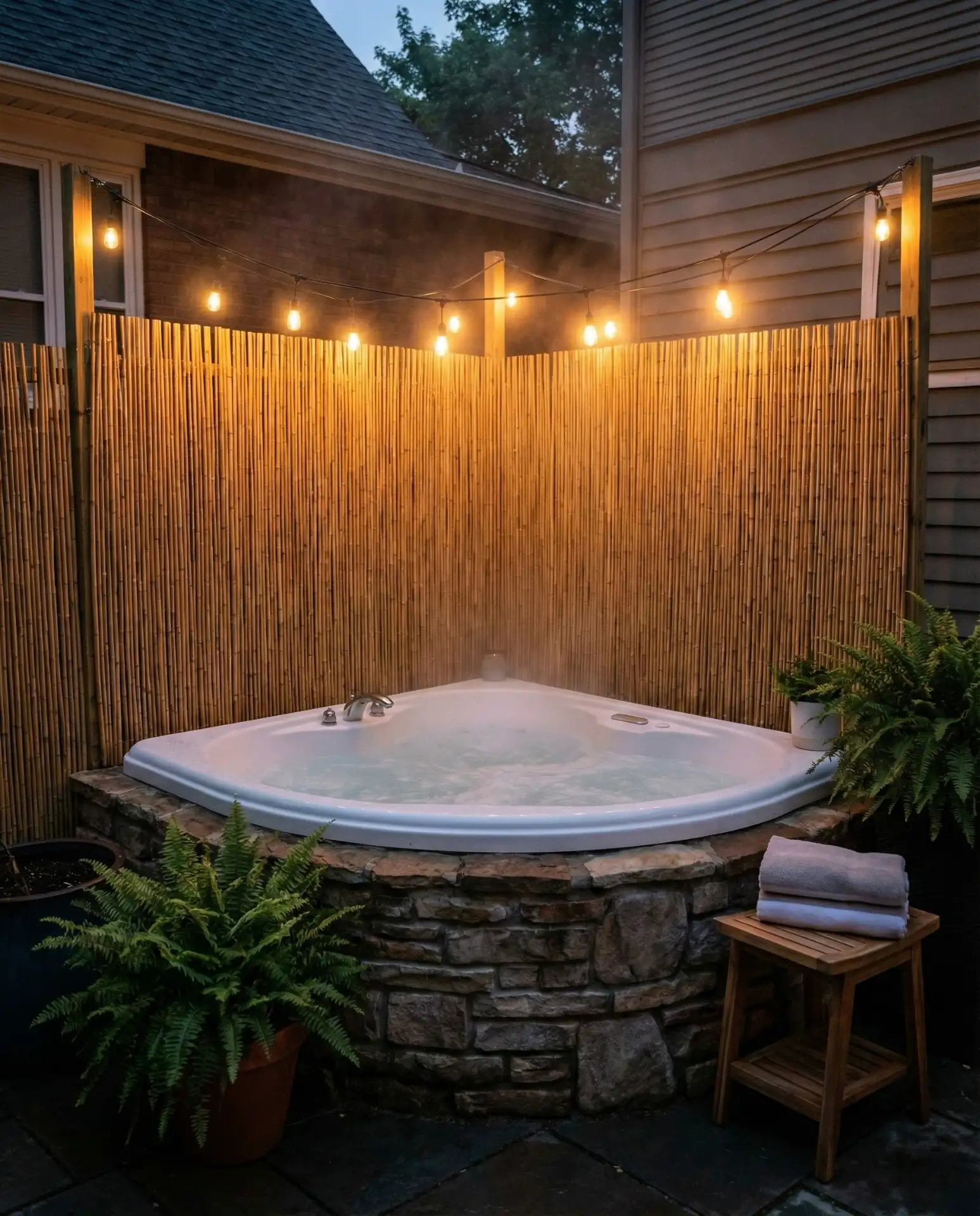 Diagonal Paver Pattern to Widen Visual Space 1