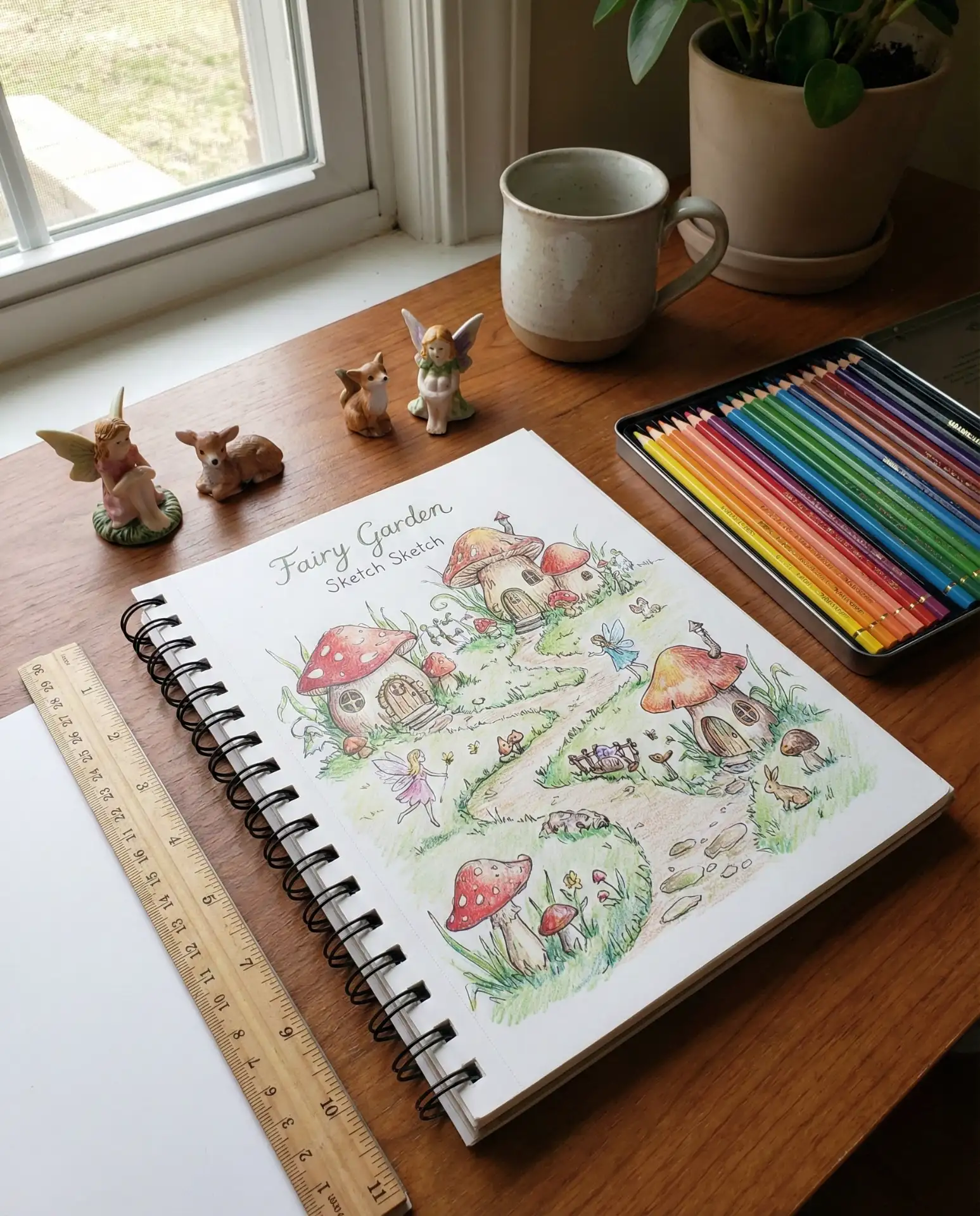 Drawing and Planning Your Fairy Garden 2