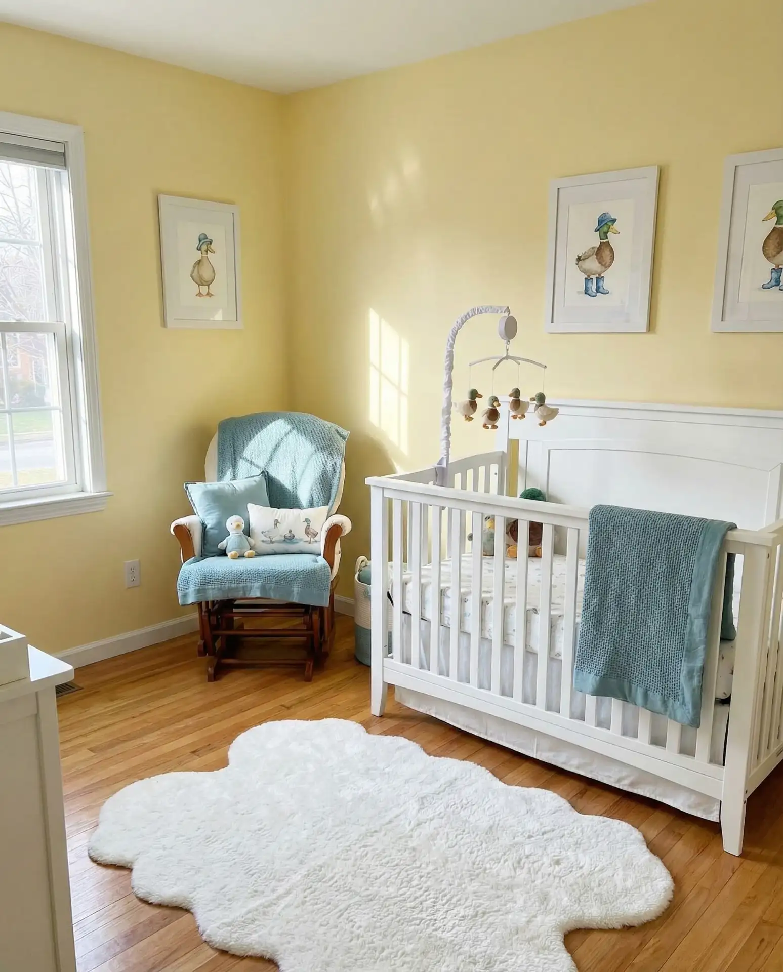 Duck Pond Nursery with Soft Yellows 2