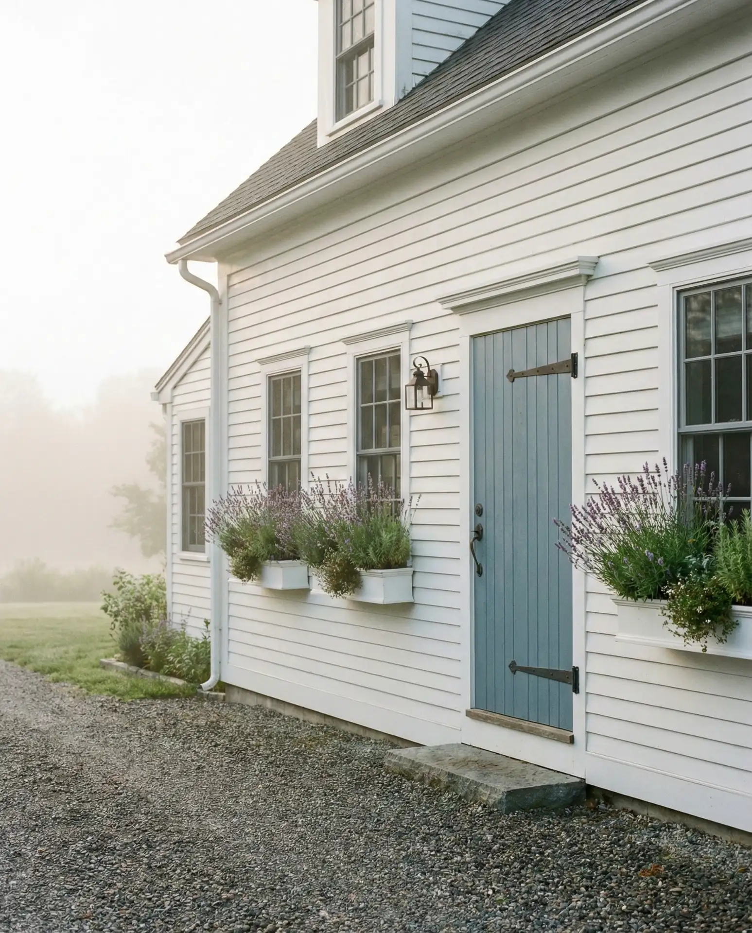 Dusty Blue for Serene Curb Appeal 2