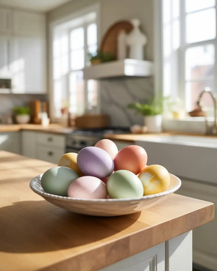Easter Pastel Egg Display