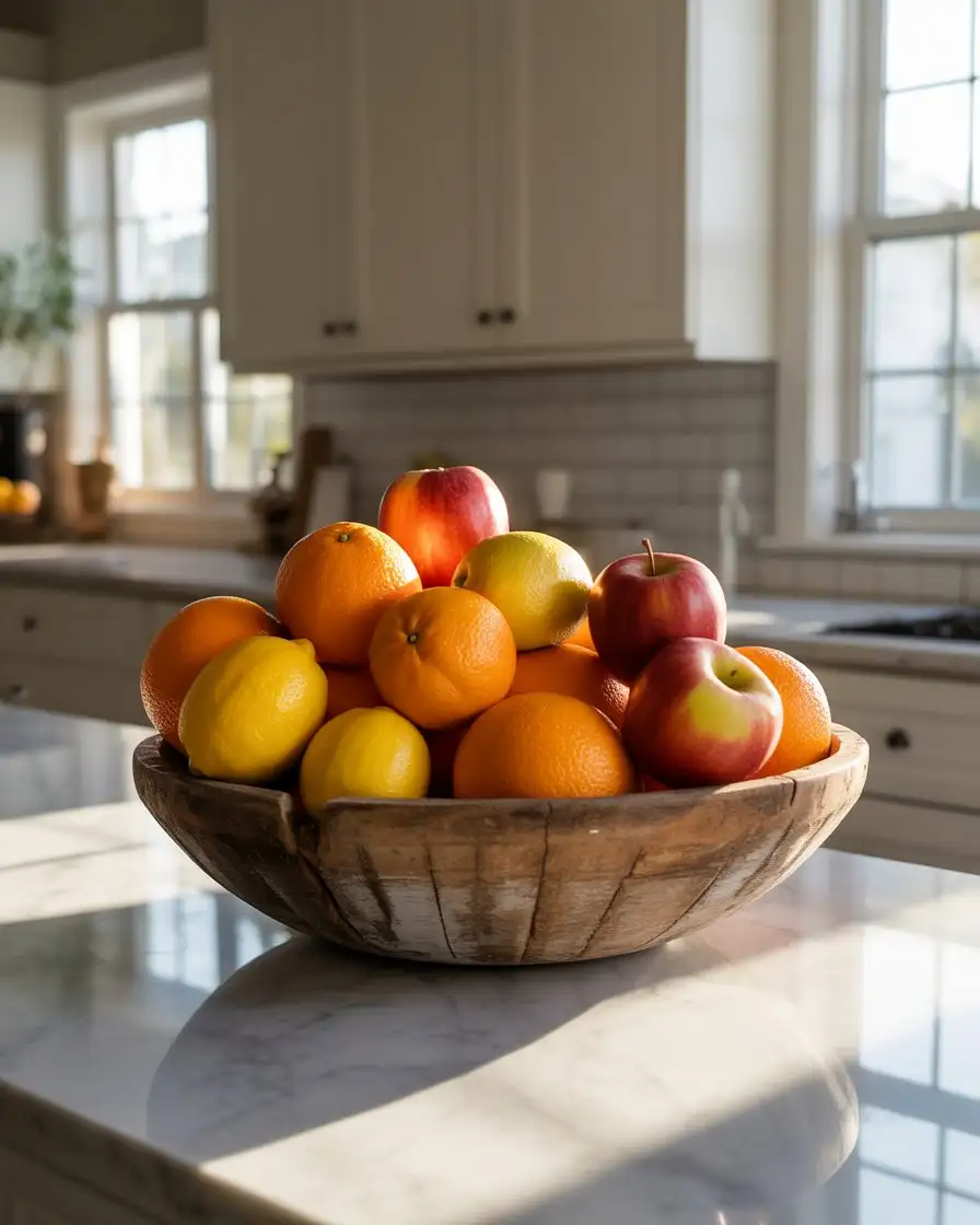 Farmhouse Fruit Bowl Centerpiece