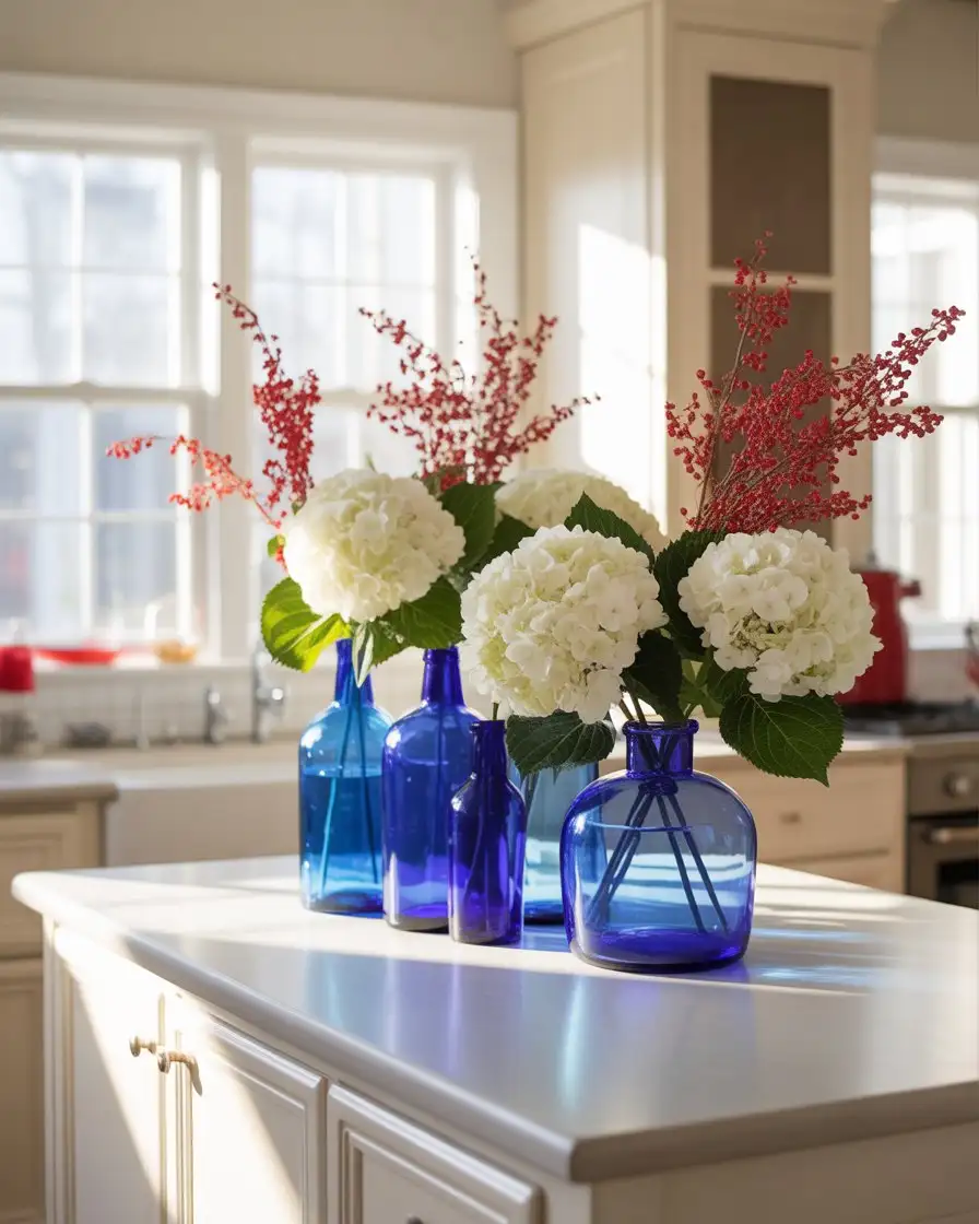 Fourth of July Red, White, and Blue Styling