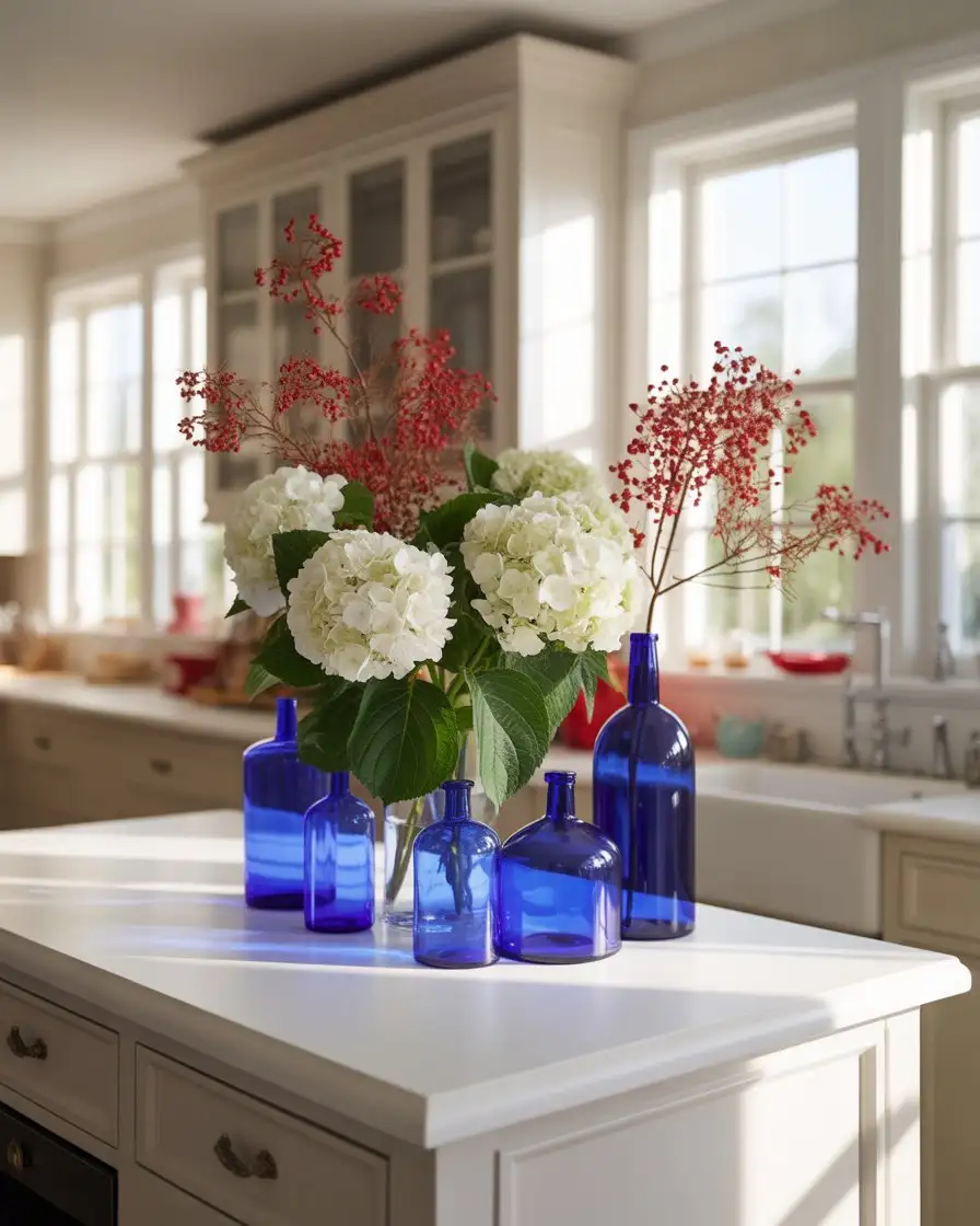 Fourth of July Red, White, and Blue Styling