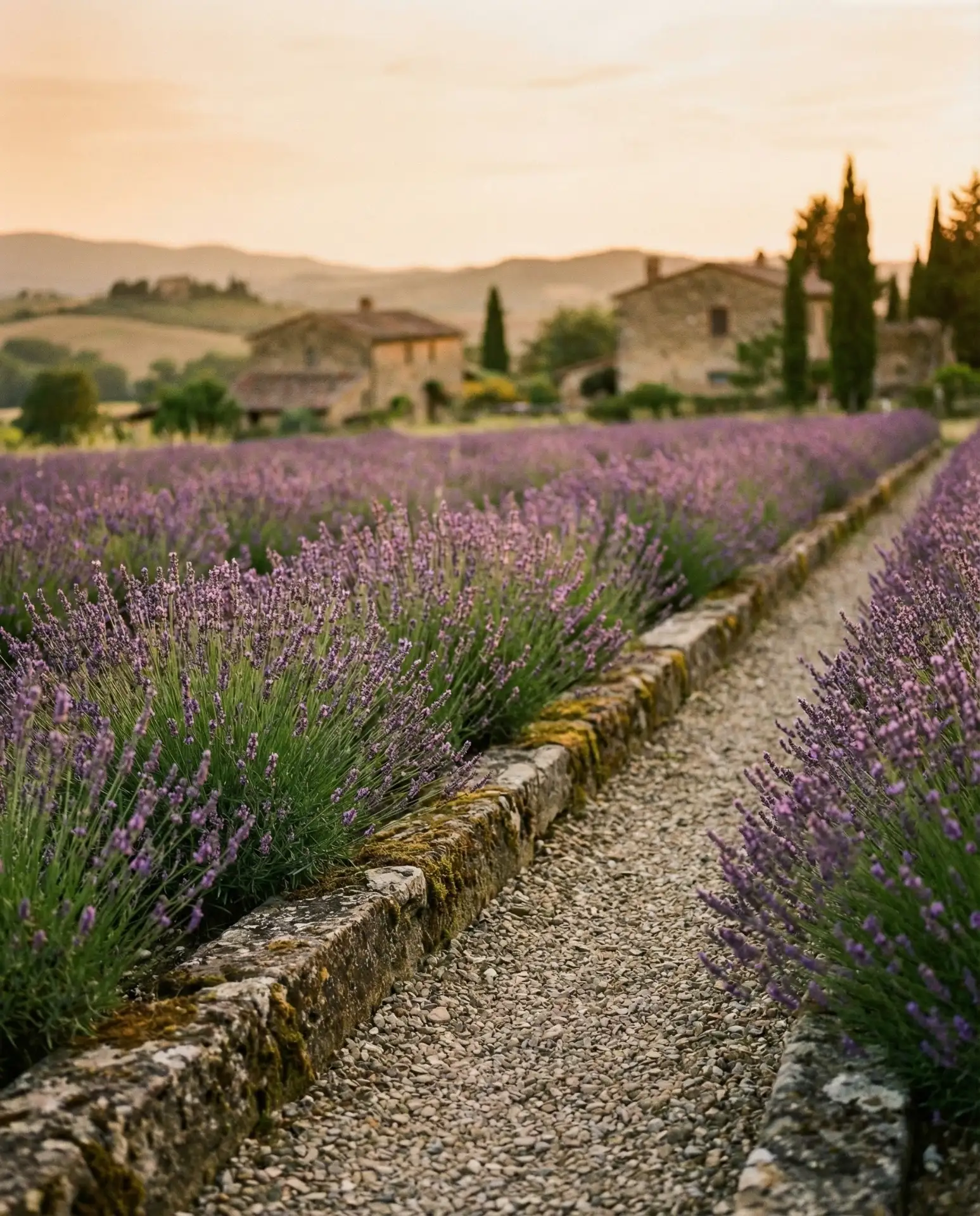 French Country Lavender Border