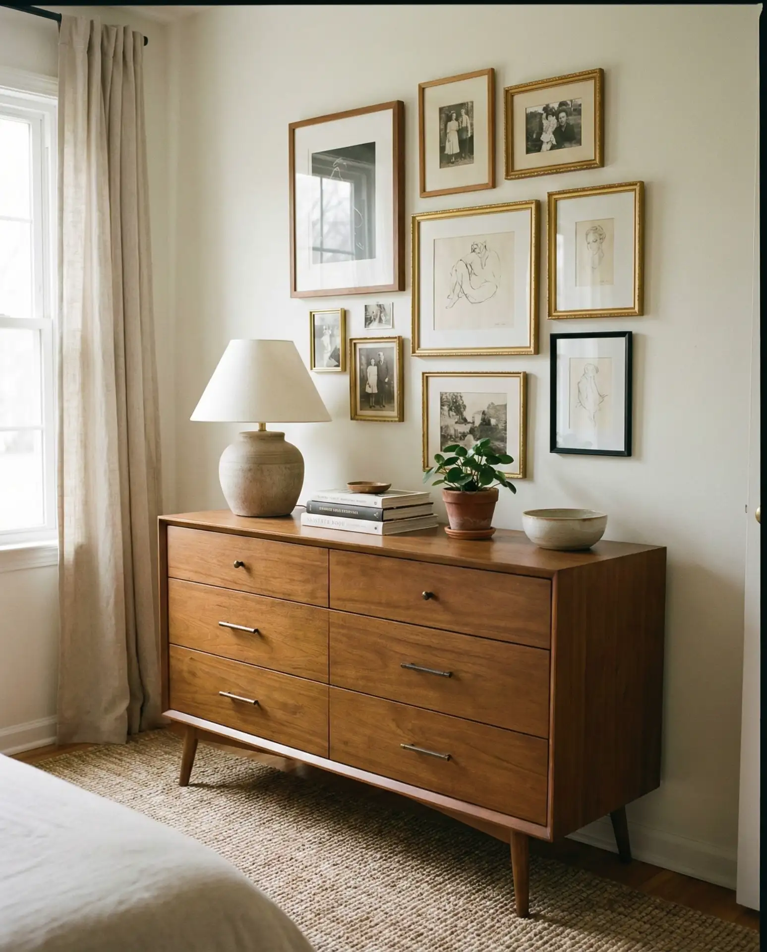 Gallery Wall Above the Dresser 1