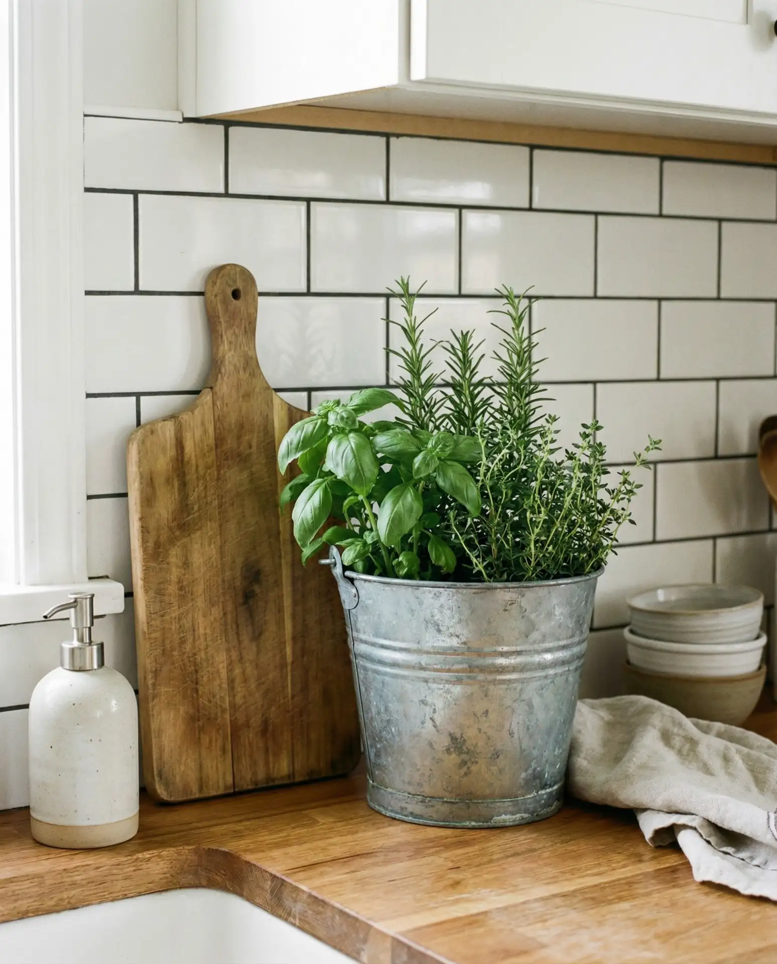 Galvanized Metal Accents in Kitchens and Bathrooms 2