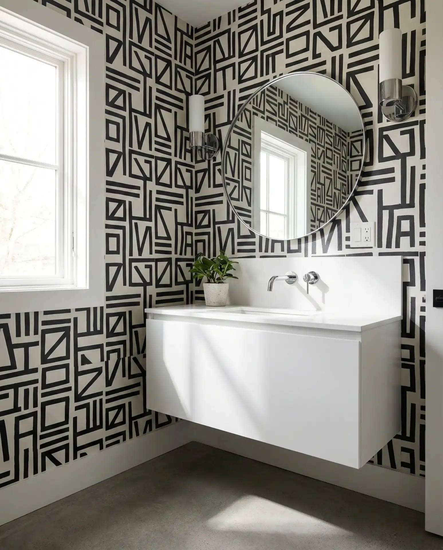 Geometric Wallpaper Accent 2