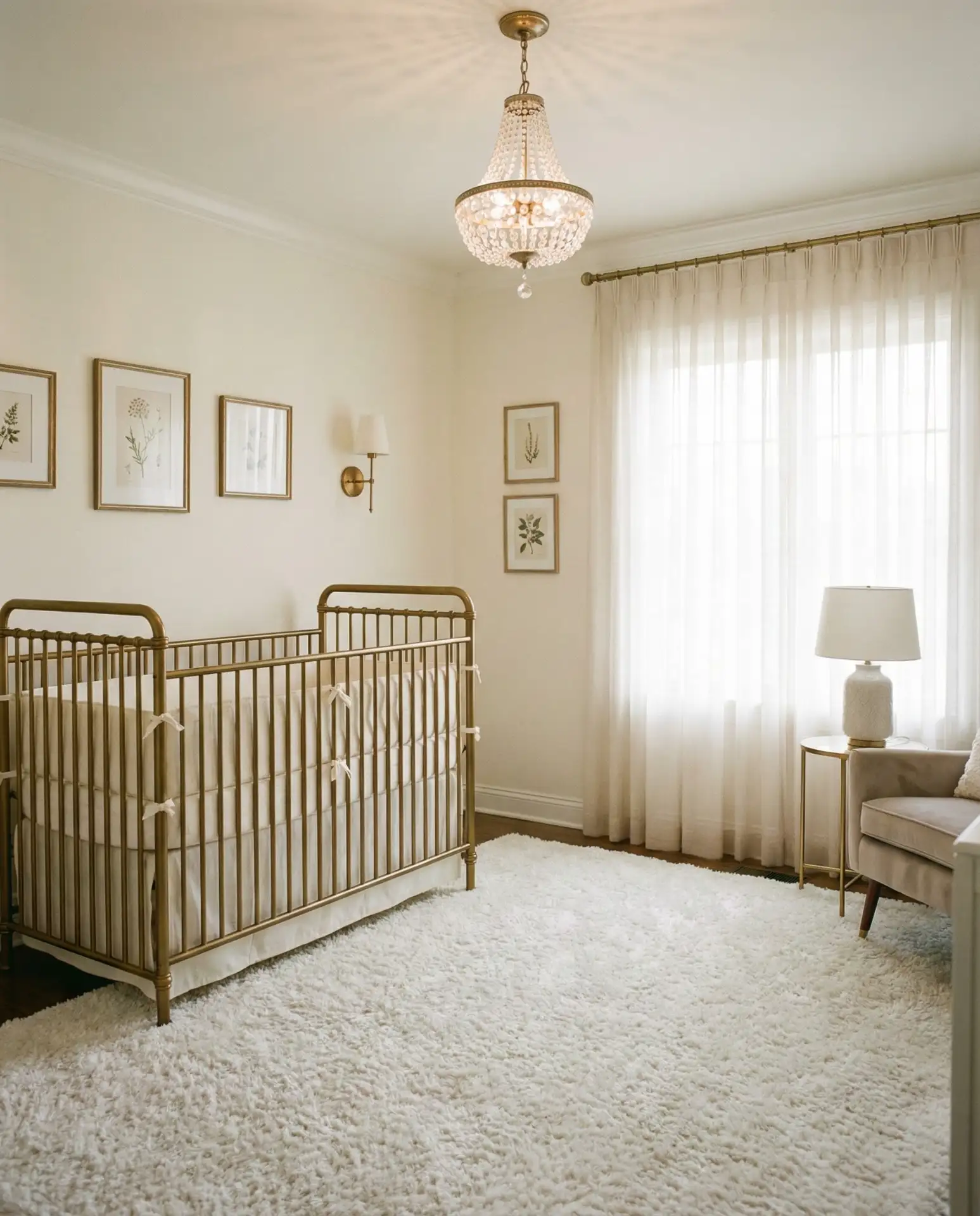 Gold Crib as Statement Centerpiece 1