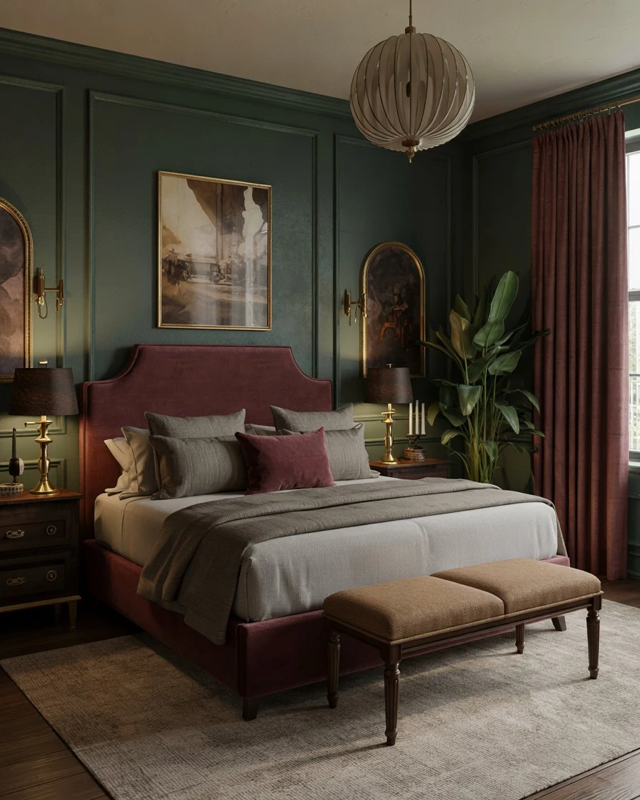 Gothic Drama with Deep Jewel Tones 1