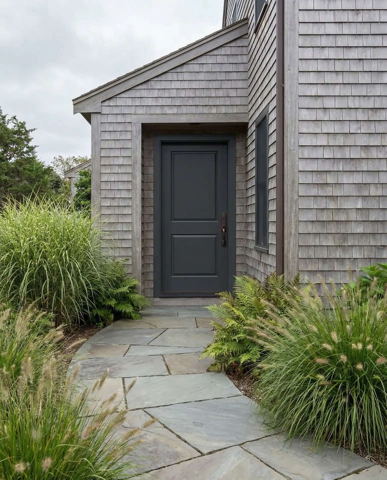 Graphite with Bronze Hardware 1