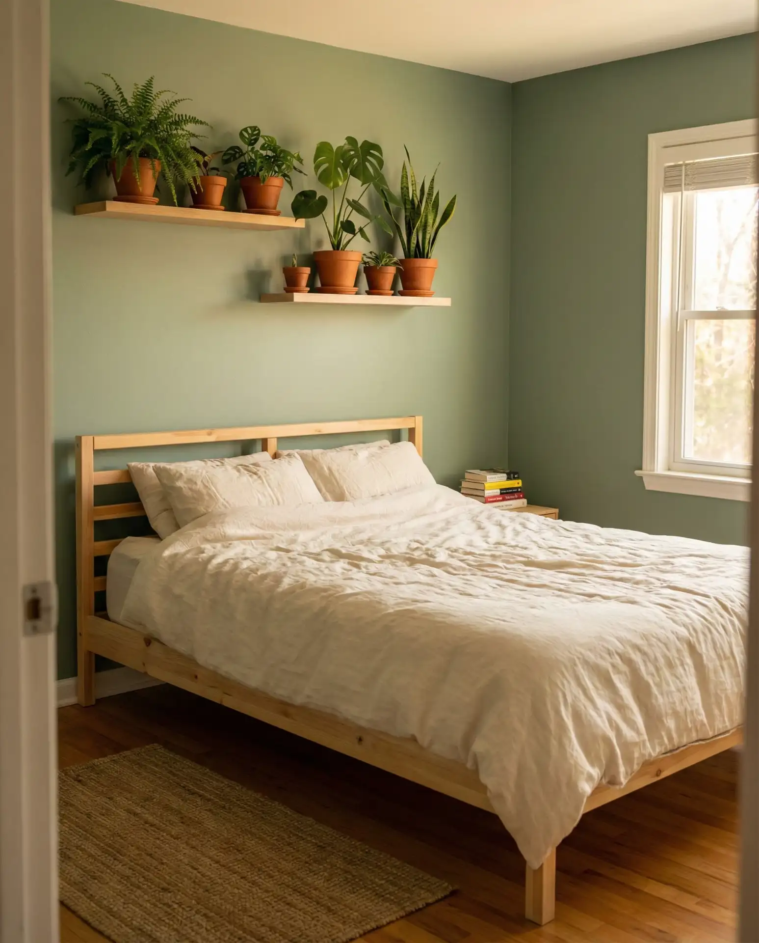 Green Botanical Bedroom Sanctuary 1