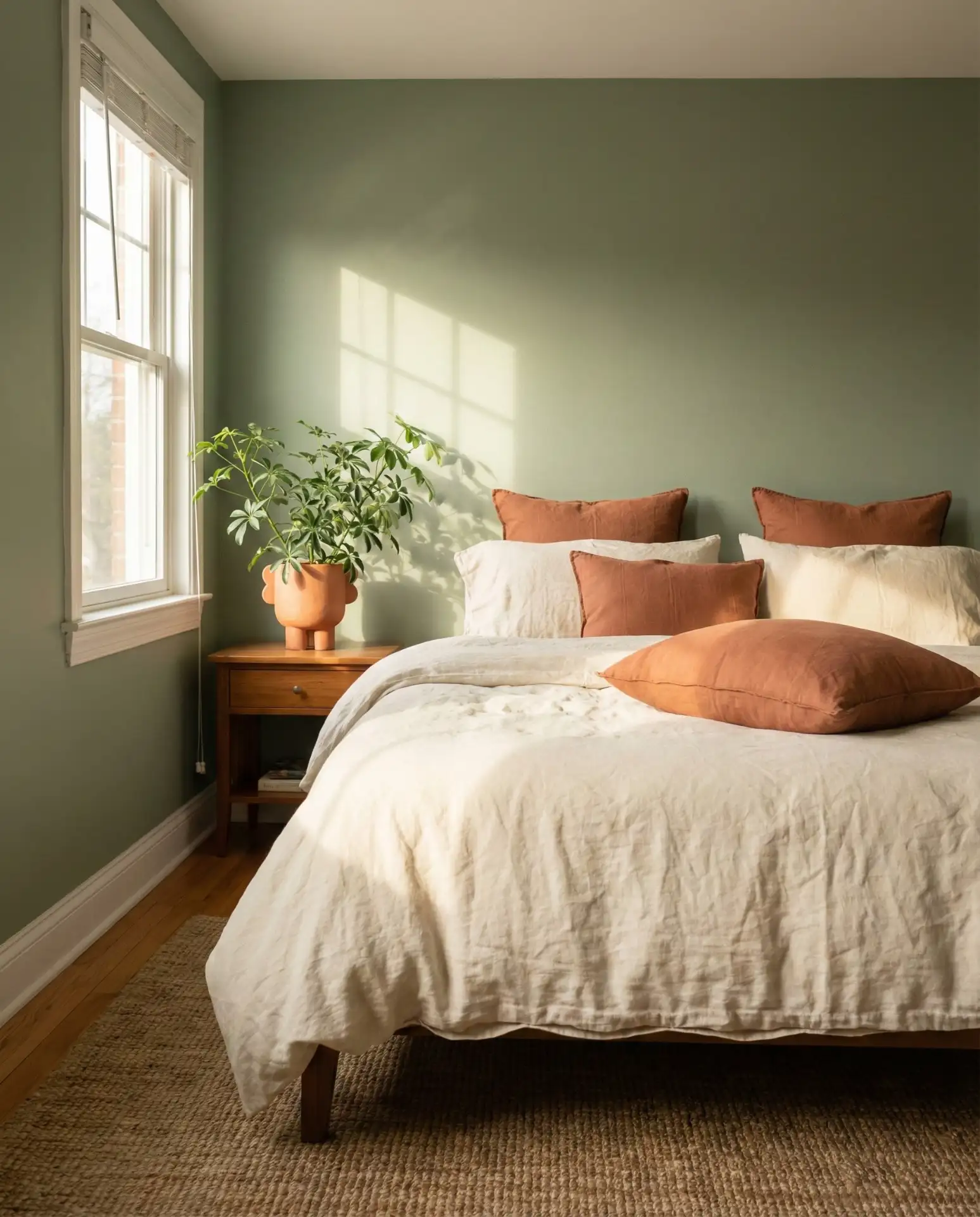 Green Color Scheme with Terracotta Accents 2