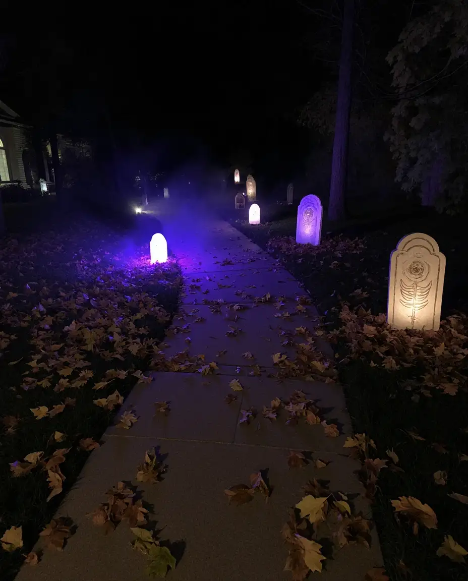 Halloween Haunted Garden Pathway