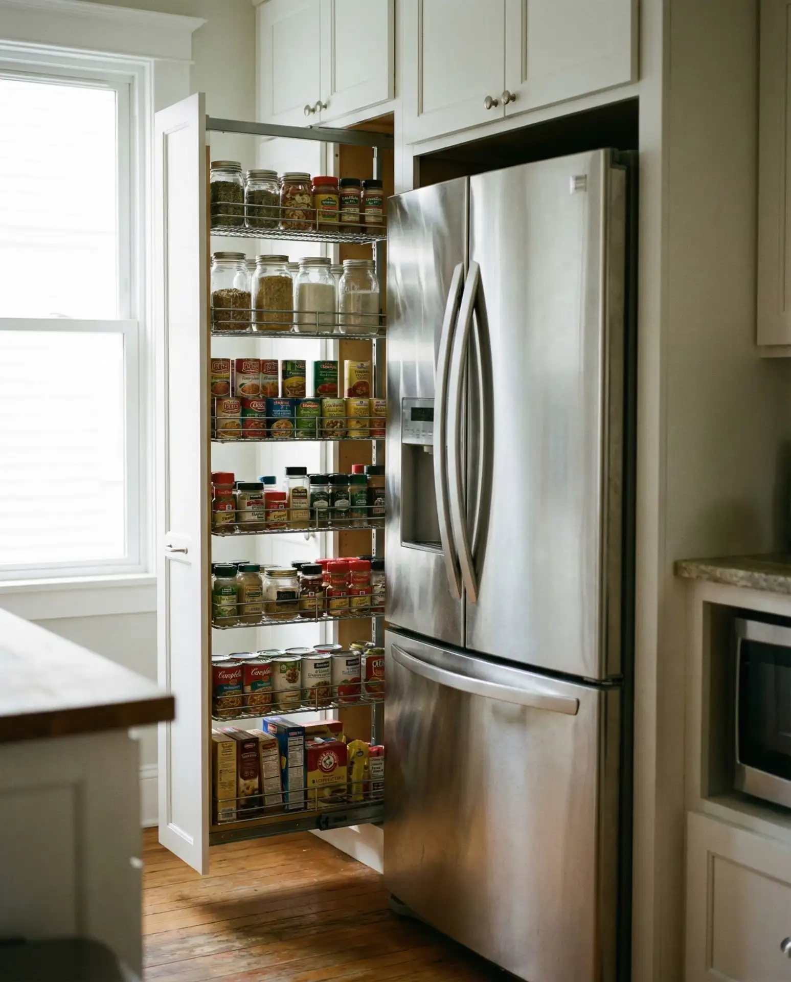 Ideas for Small Kitchens with Vertical Pull-Outs 2
