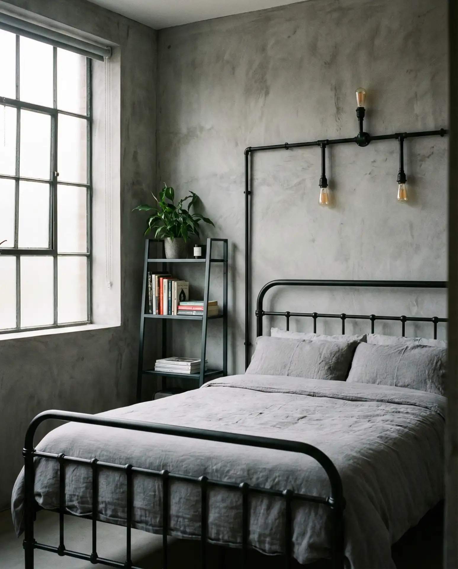 Industrial Grey with Black Metal 2