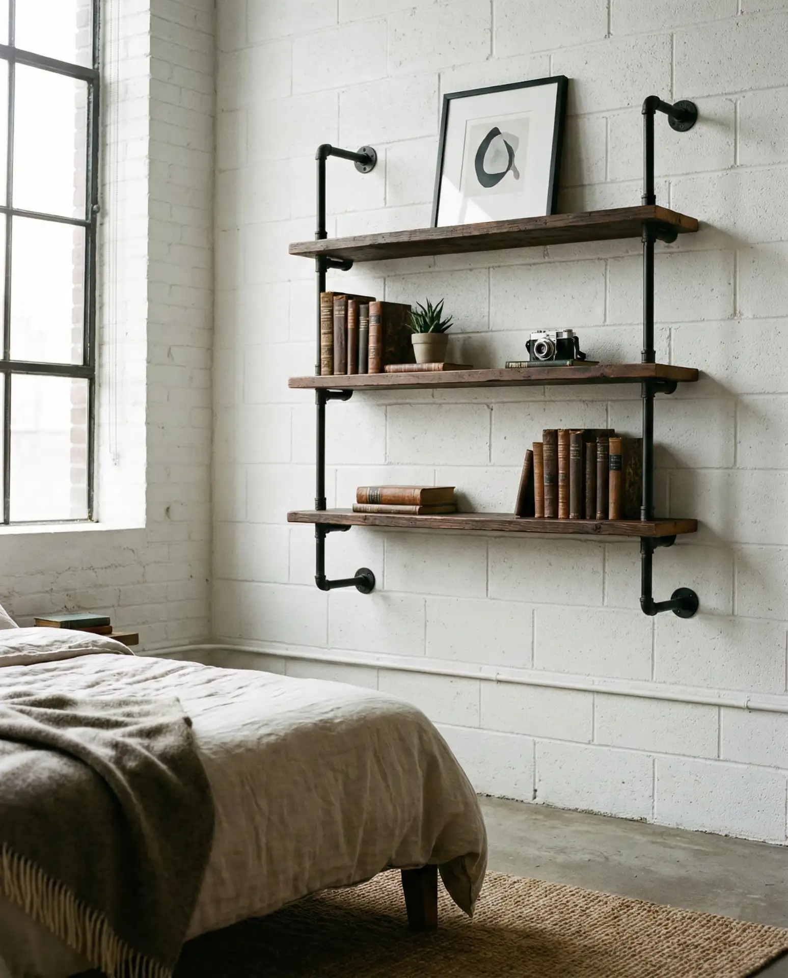 Industrial Pipe Shelving for Open Storage 1